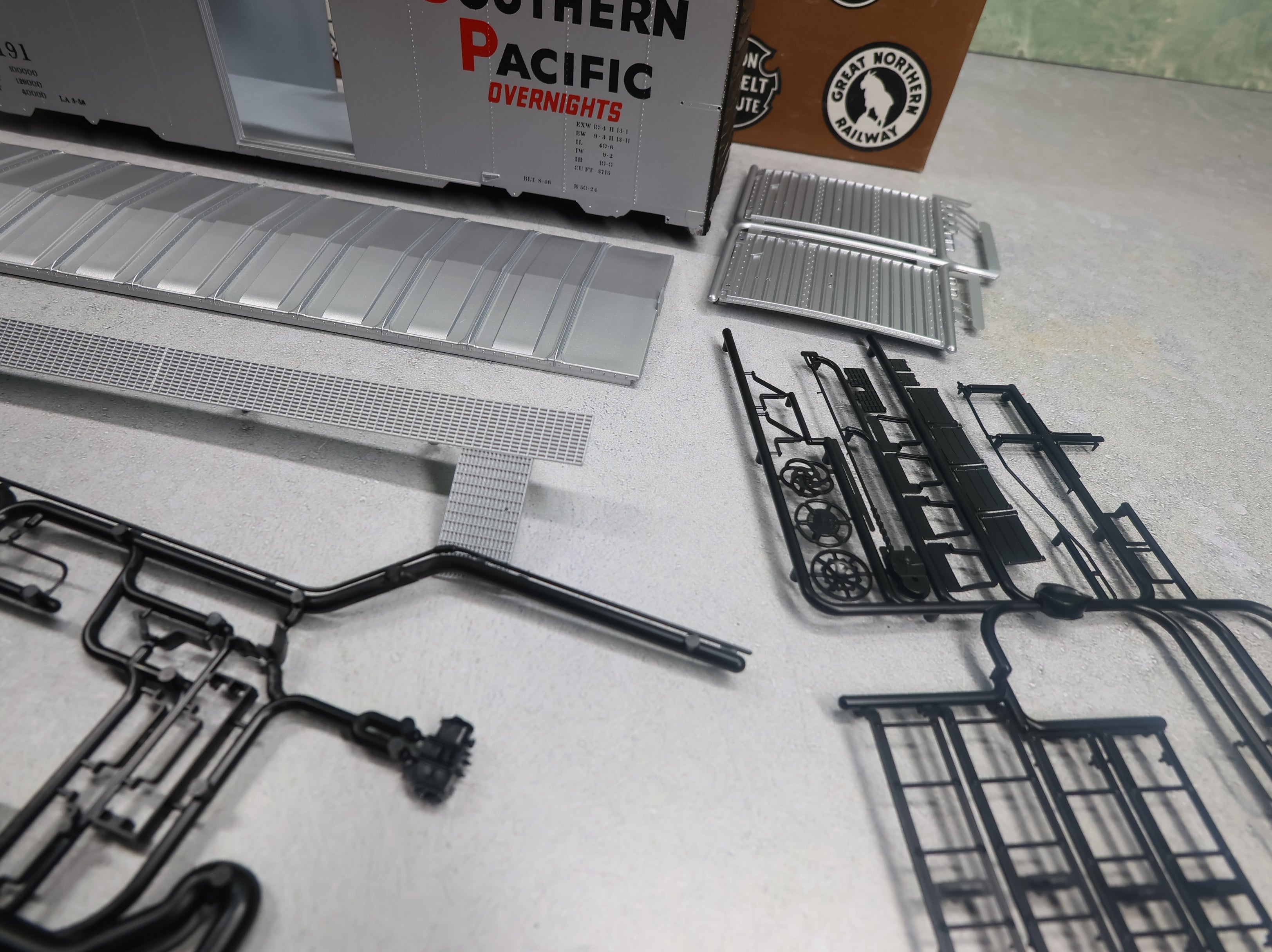 USED Intermountain O 1937 AAR 40' Box Car Southern Pacific SP #163191 Overnights KIT