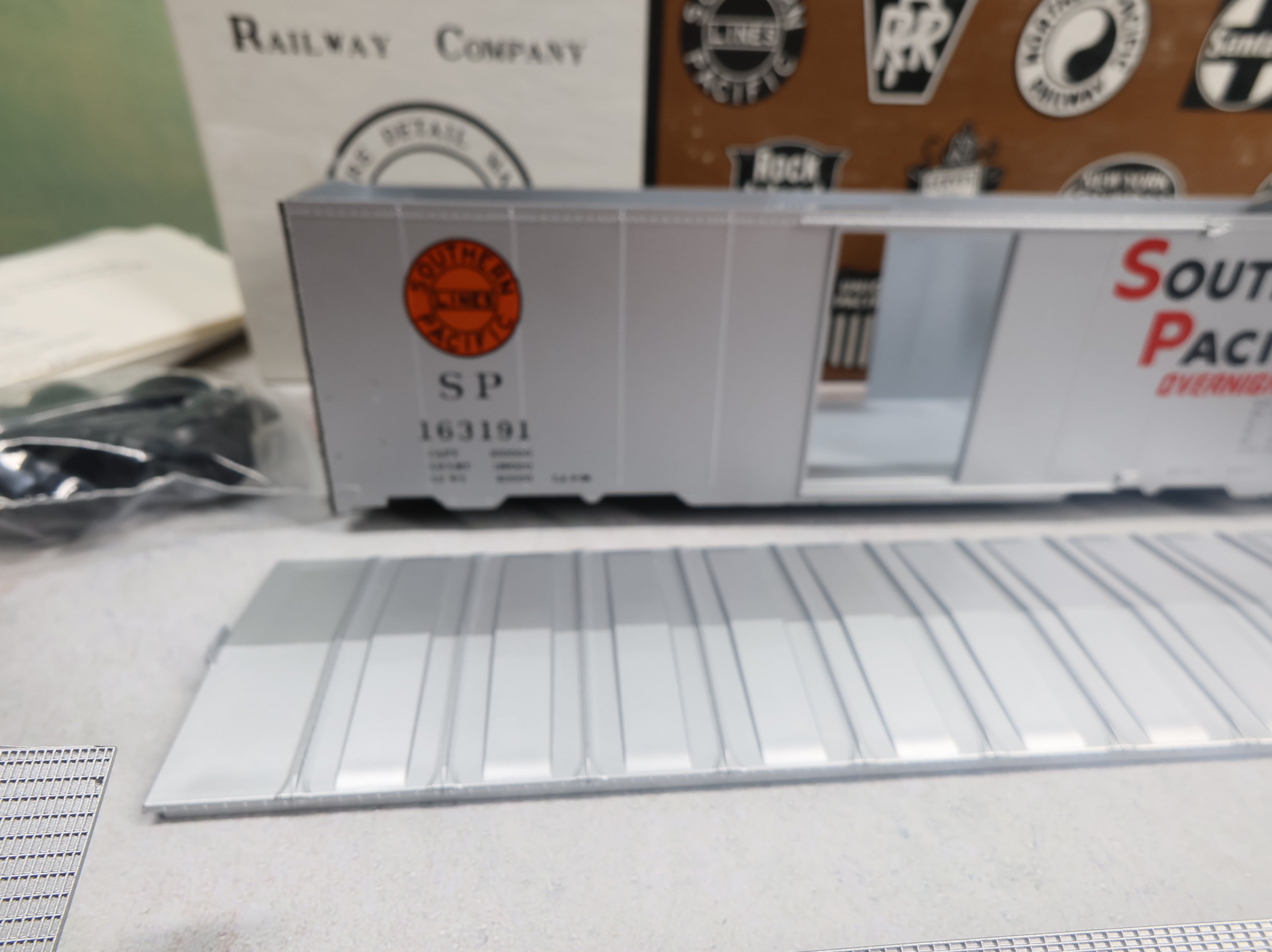 USED Intermountain O 1937 AAR 40' Box Car Southern Pacific SP #163191 Overnights KIT