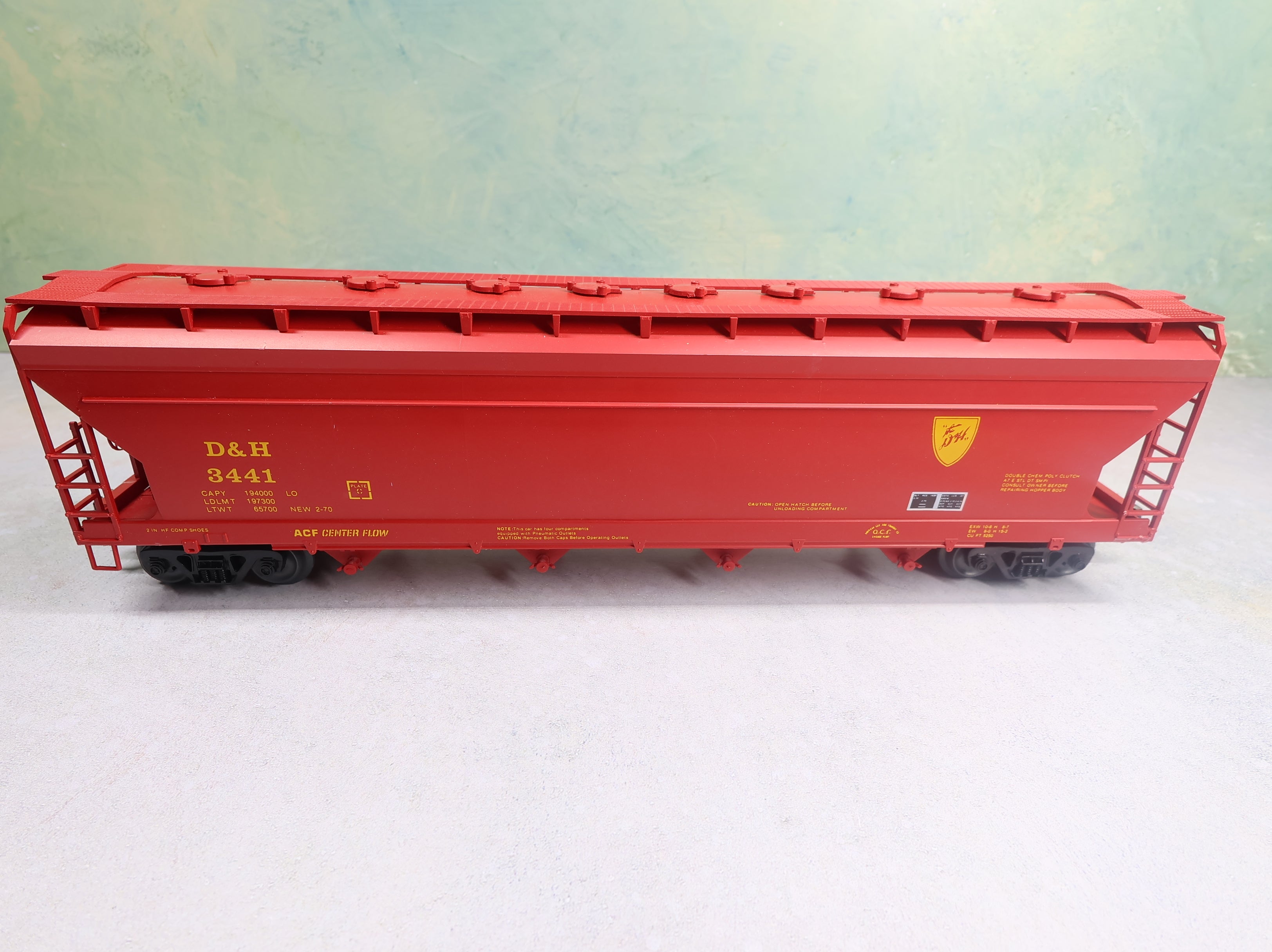 USED Weaver O ACF Centerflow Hopper Delaware and Hudson D&H #3441