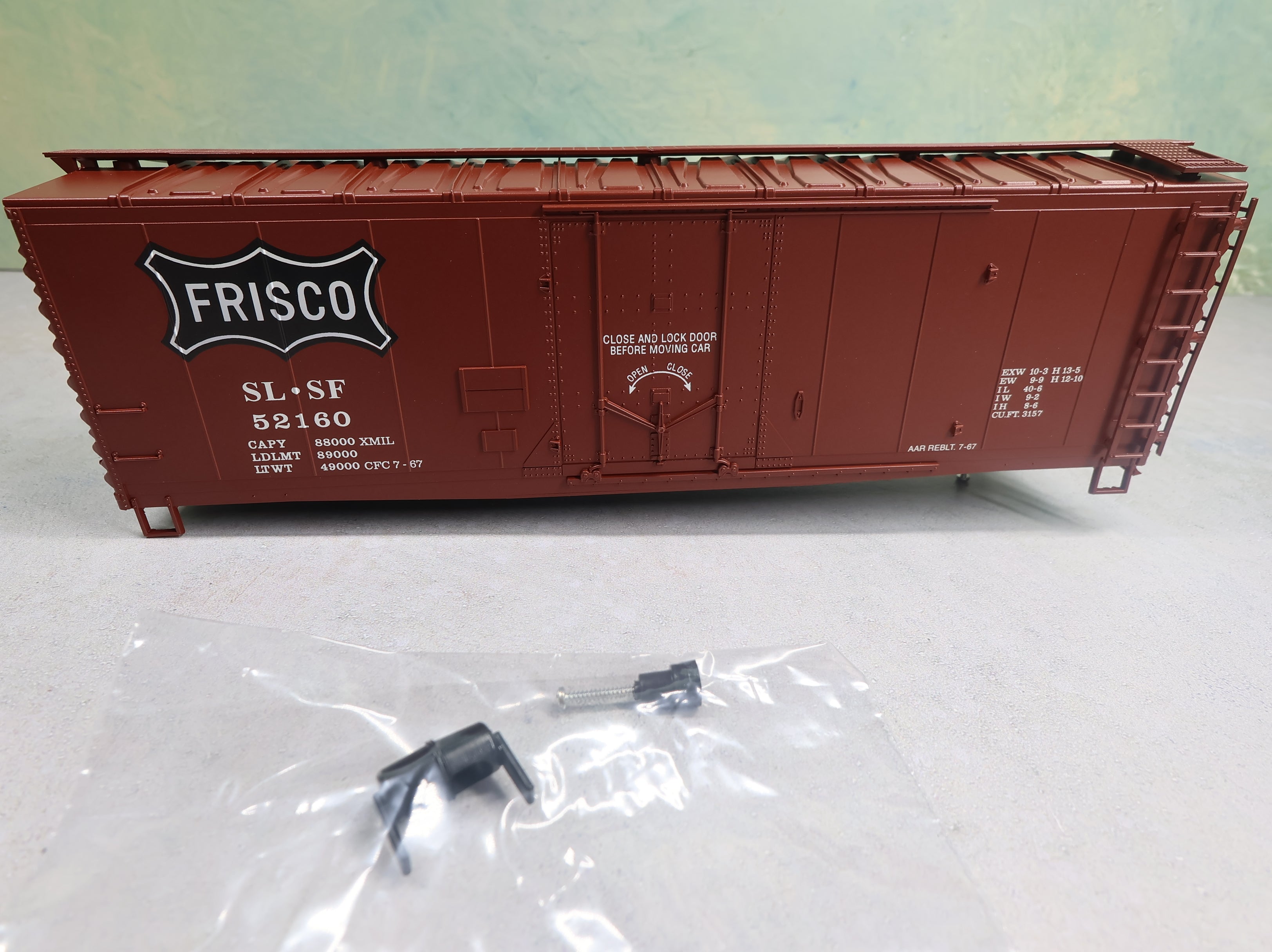 USED Atlas O Box Car Frisco SLSF #52160