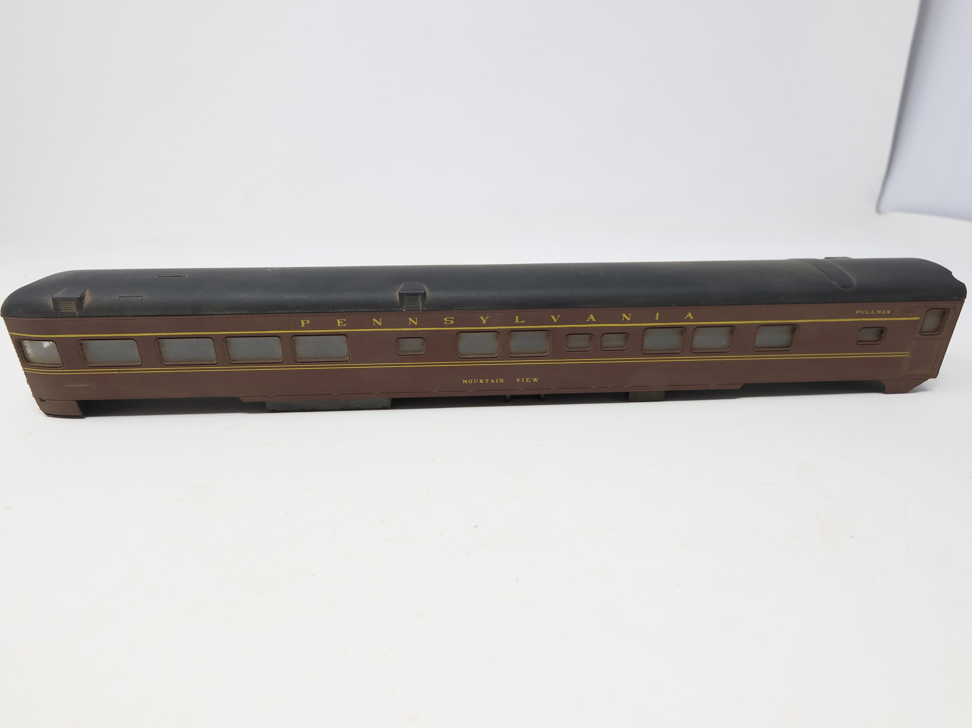 USED Rivarossi HO Scale Pullman Observation Passenger Car Pennsylvania Mountain View No Trucks/Couplers