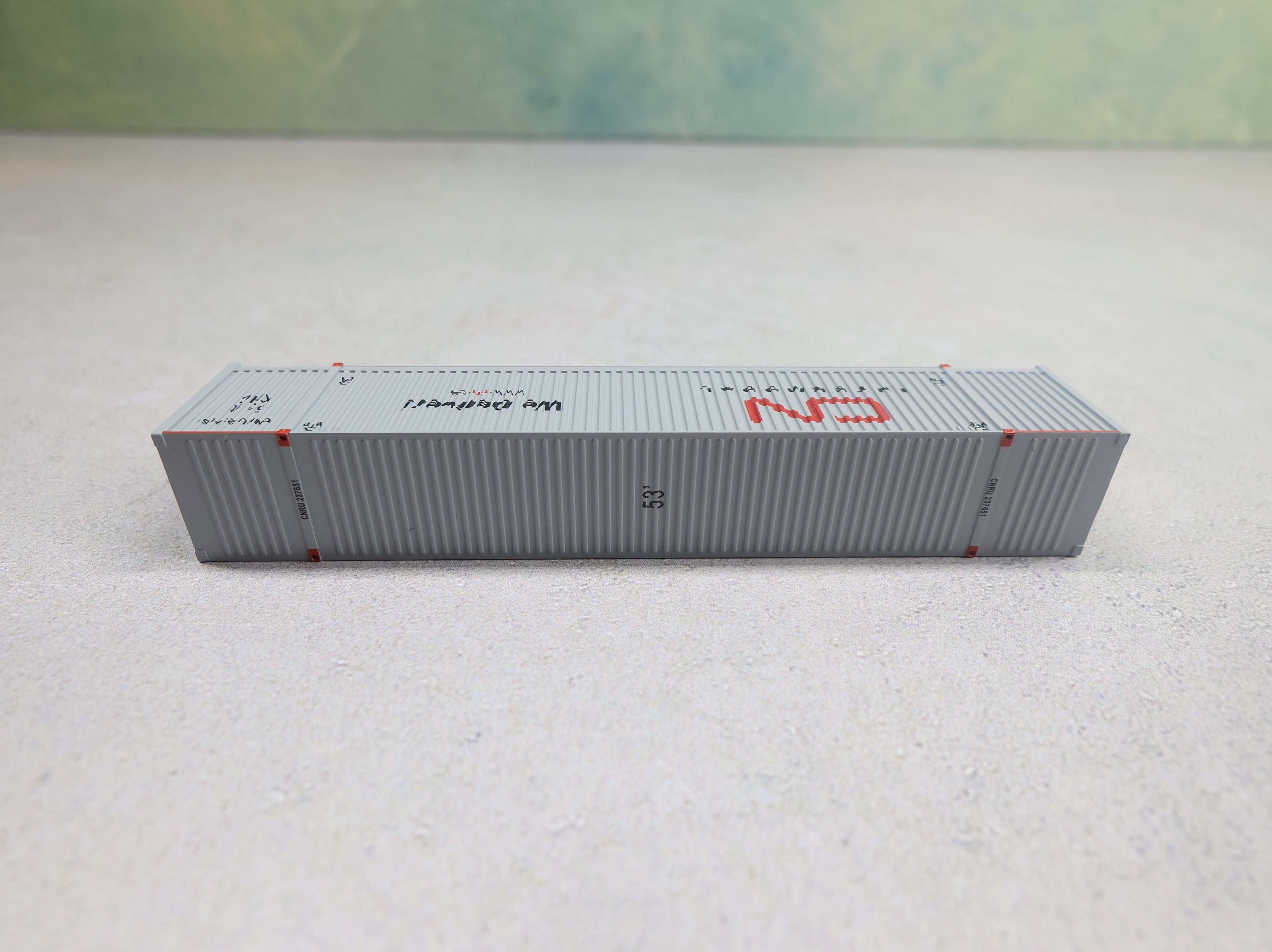 USED Micro-Trains 46900040 N Scale 53' Corrugated Container Canadian National #237651