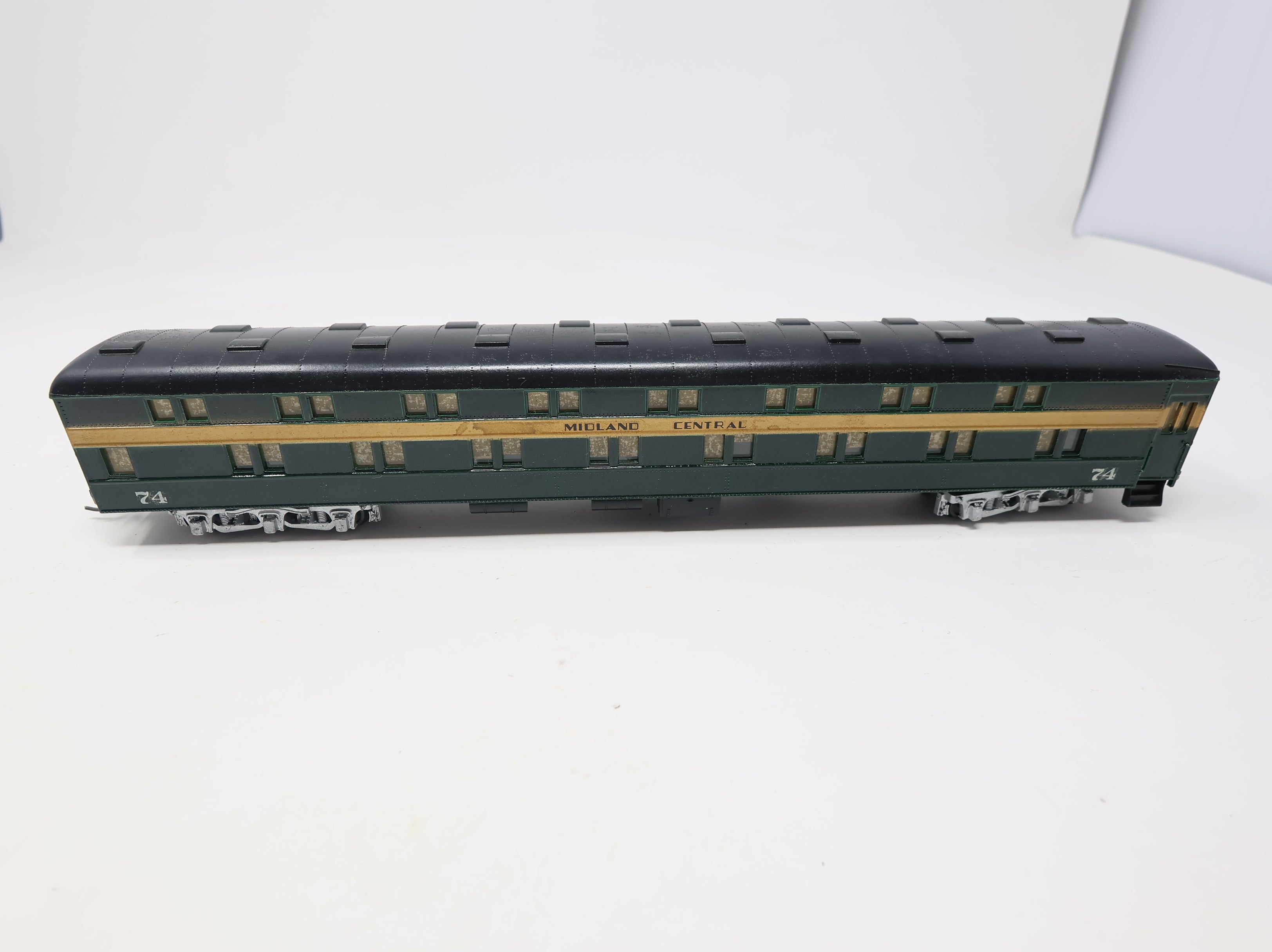 USED Rivarossi HO Scale Duplex Passenger Car Midland Central #74 Decals