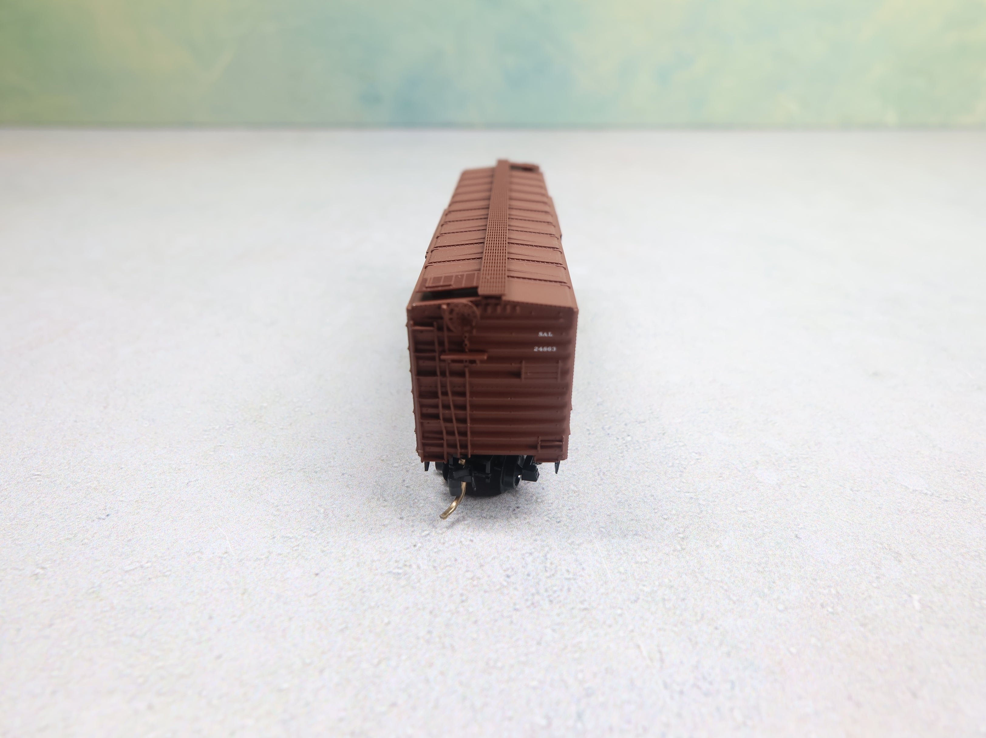 USED Micro-Trains 20660 N Scale 40' SD Box Car Seaboard Air Line SAL #24863 Knuckle Couplers