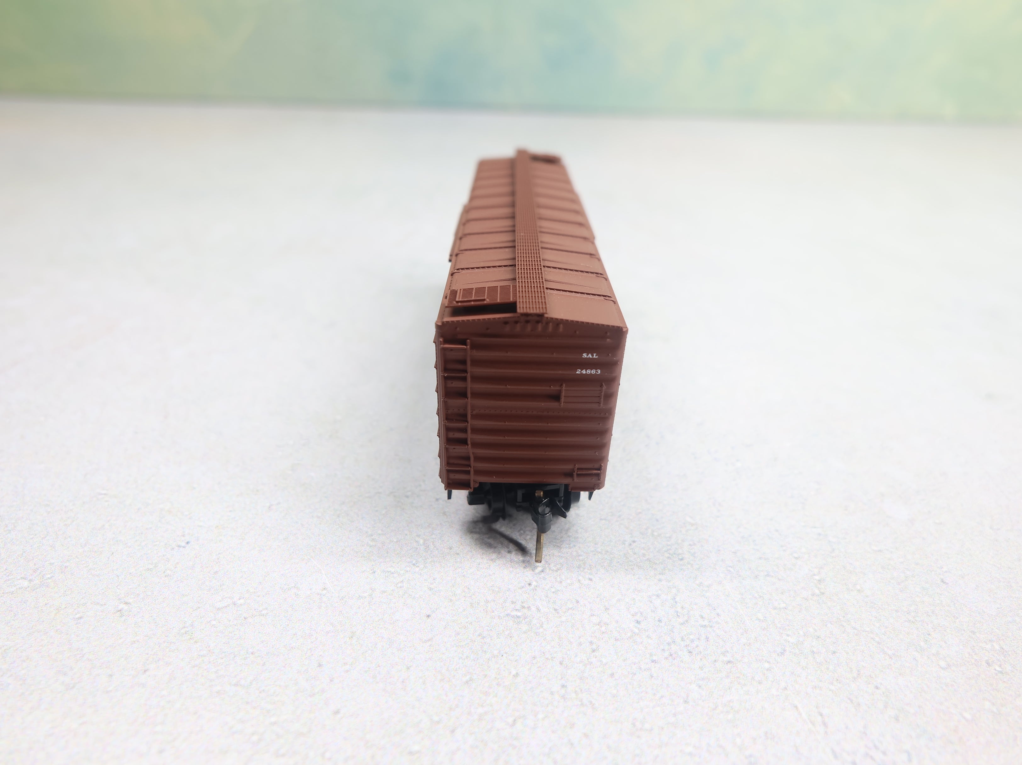 USED Micro-Trains 20660 N Scale 40' SD Box Car Seaboard Air Line SAL #24863 Knuckle Couplers