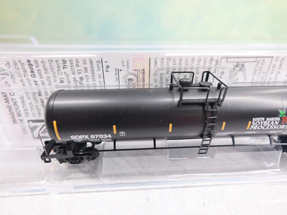 USED Micro-Trains 11000340 N Scale 56' Tank Car South Dakota Soybean Processors SDPX #97034