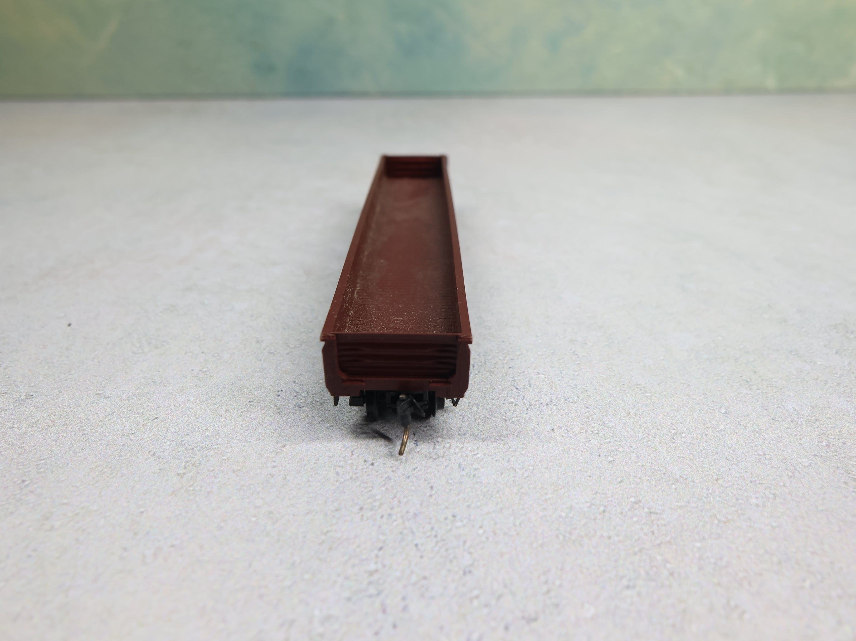 USED Kadee 46470 N Scale Micro-Trains 50' Gondola w/ Drop Ends Pennsylvania #342610 Knuckle Couplers