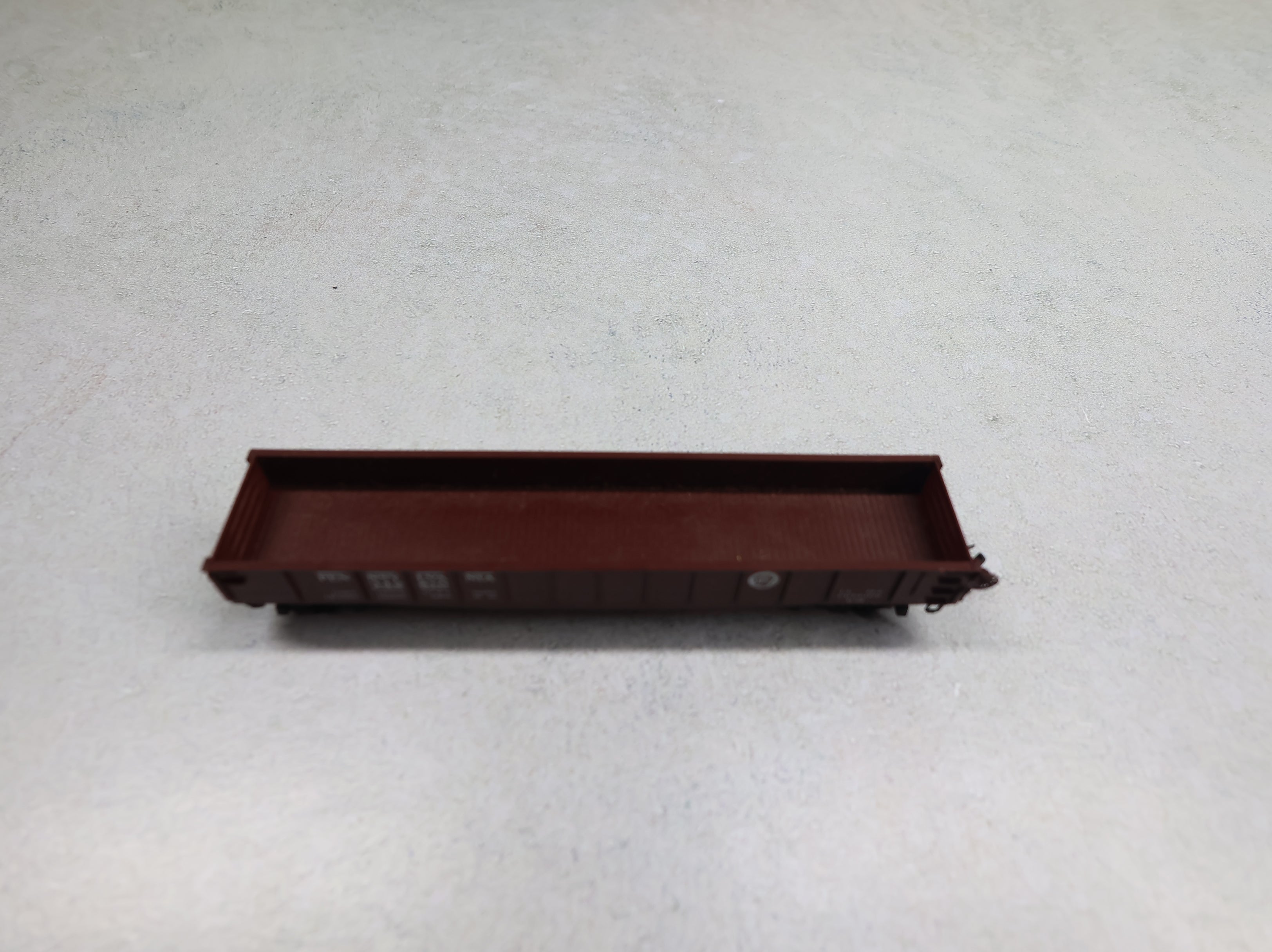 USED Kadee 46470 N Scale Micro-Trains 50' Gondola w/ Drop Ends Pennsylvania #342610 Knuckle Couplers