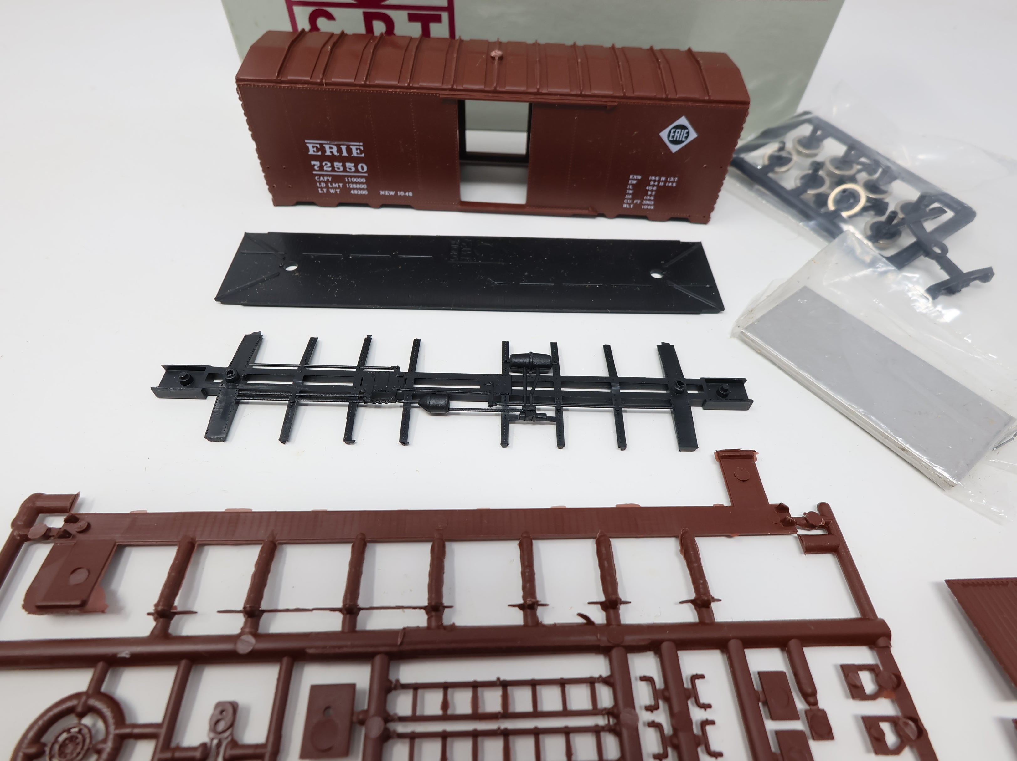 USED C&BT SHOPS HO Scale 40' AAR Box Car 1944 Anthracite Series Erie #72550 KIT