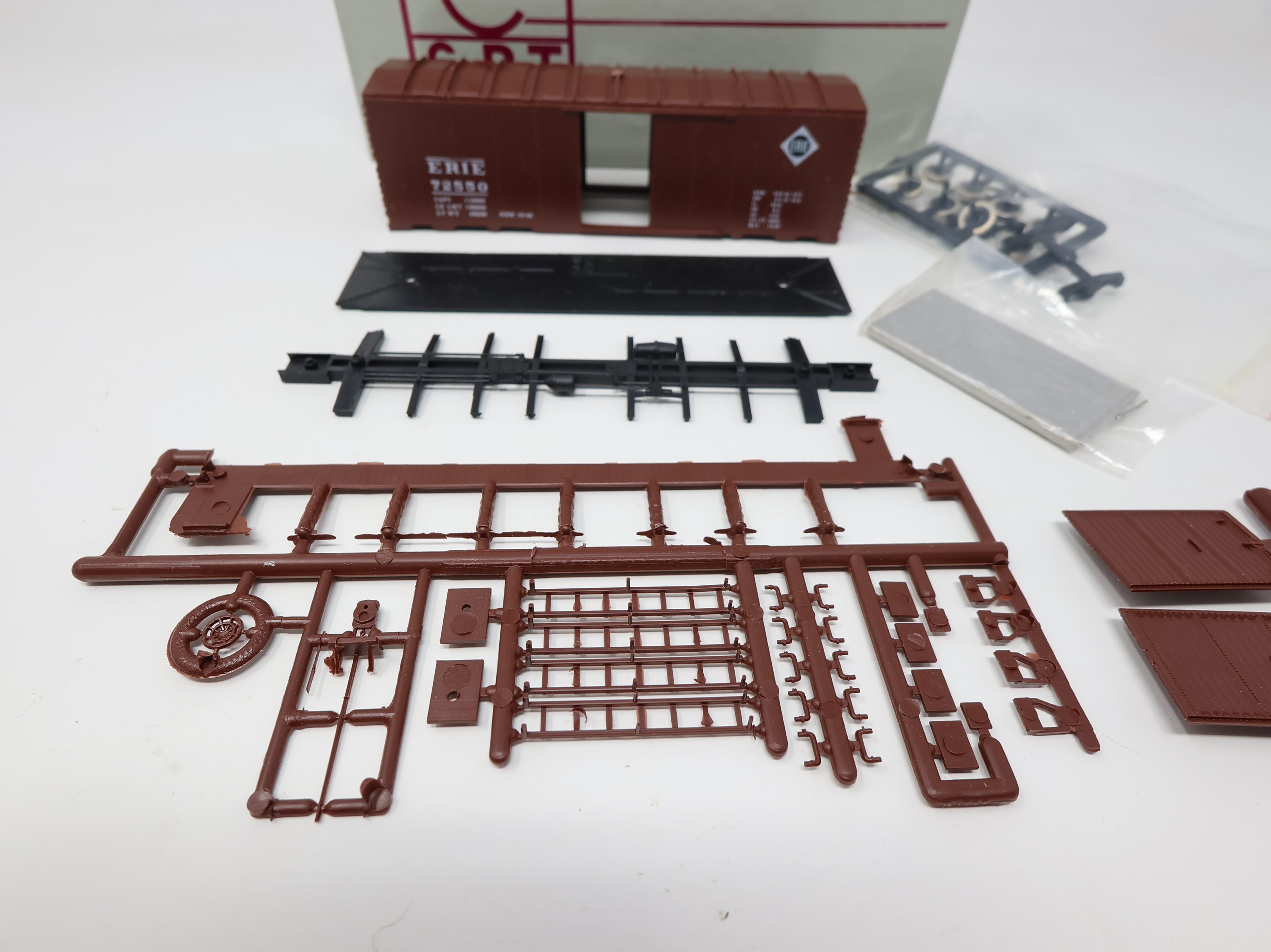 USED C&BT SHOPS HO Scale 40' AAR Box Car 1944 Anthracite Series Erie #72550 KIT