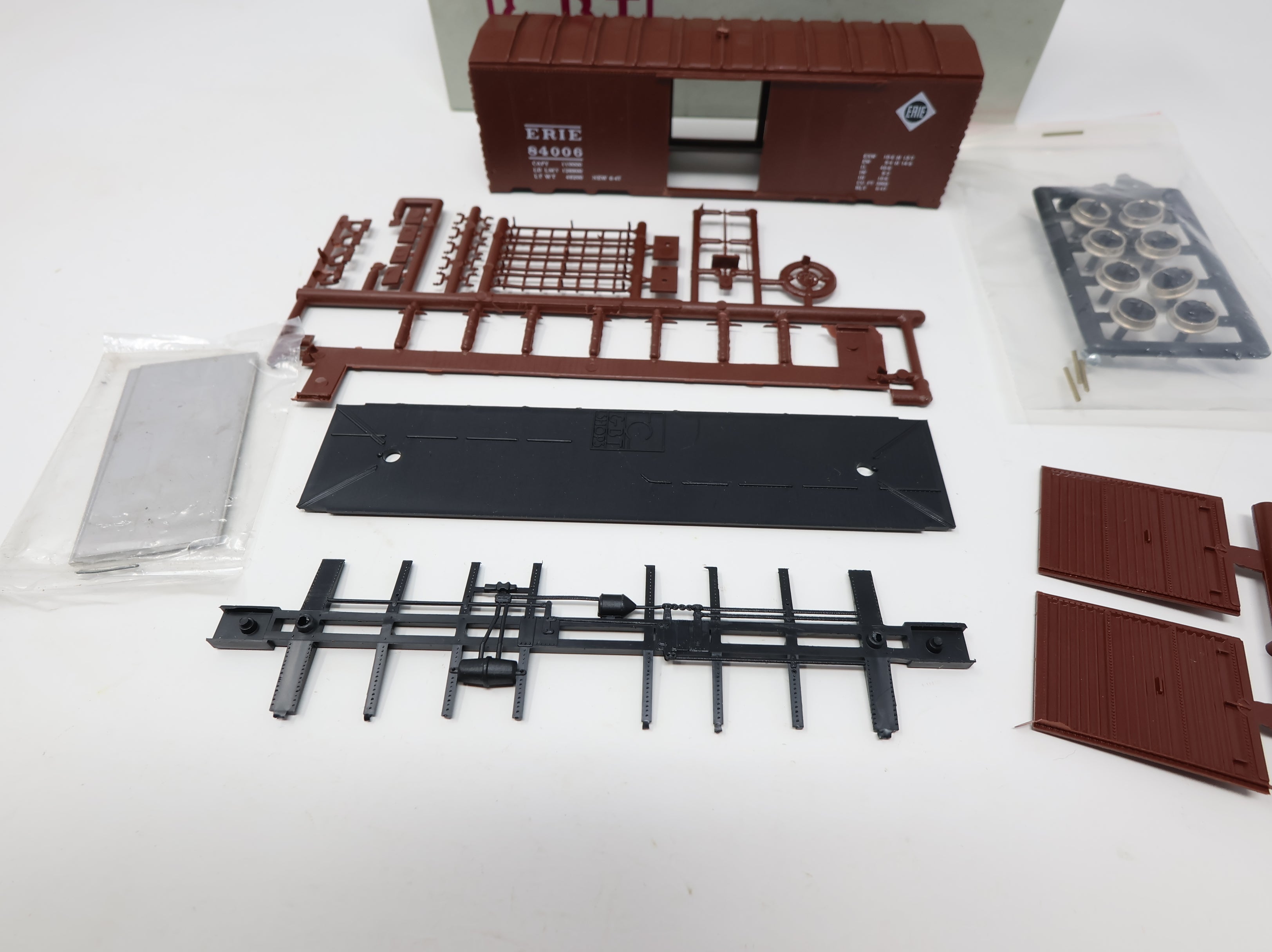 USED C&BT SHOPS HO Scale 40' AAR Box Car 1944 Anthracite Series Erie #84006 KIT