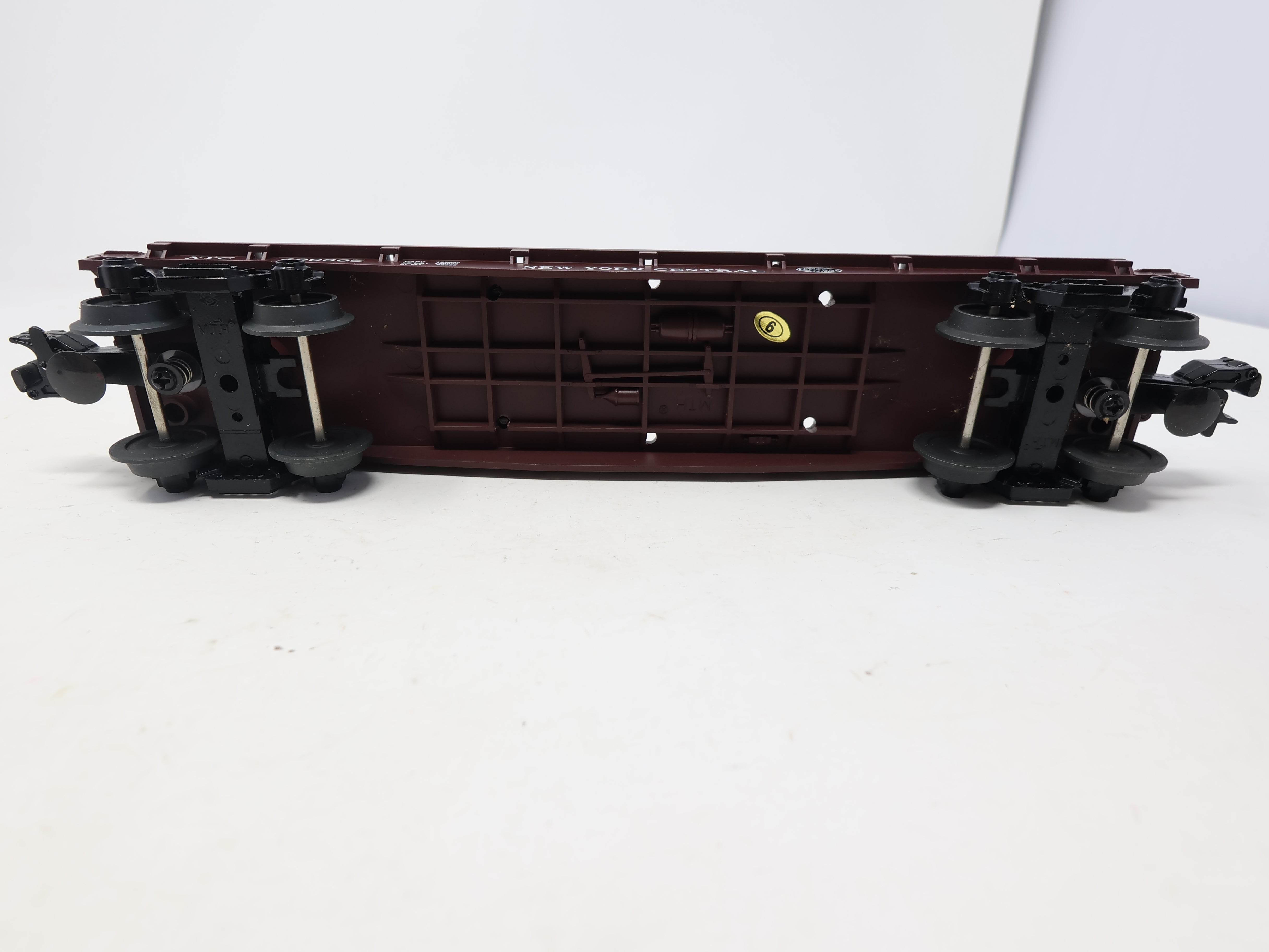 USED MTH Rail King 33-7608 O, Flat Car, New York Central NYC #499605