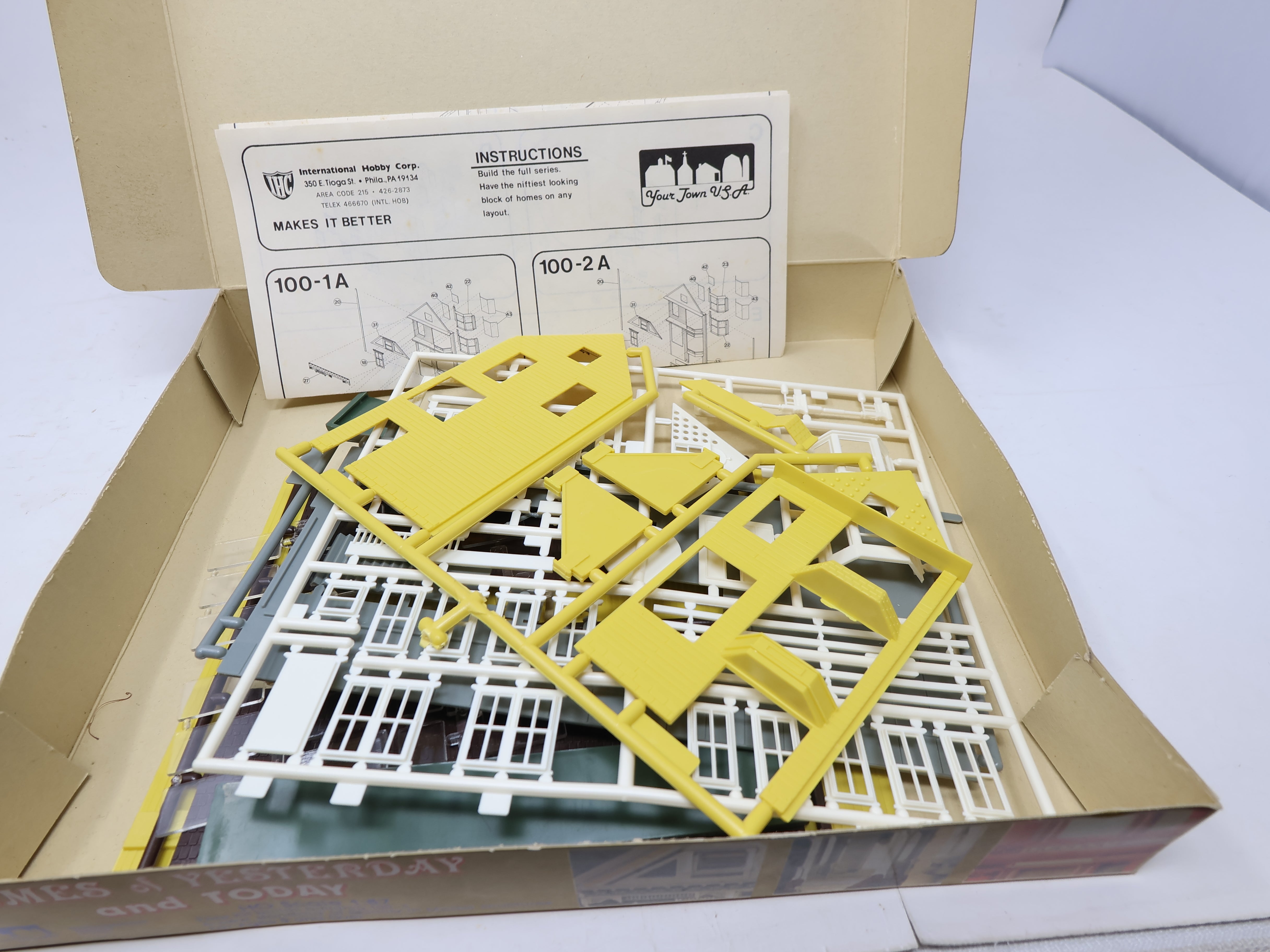 USED IHC HO Scale, Lot of 3 Opened Kits Homes of Yesterday & Today, 100-3, 100-4, 100-5