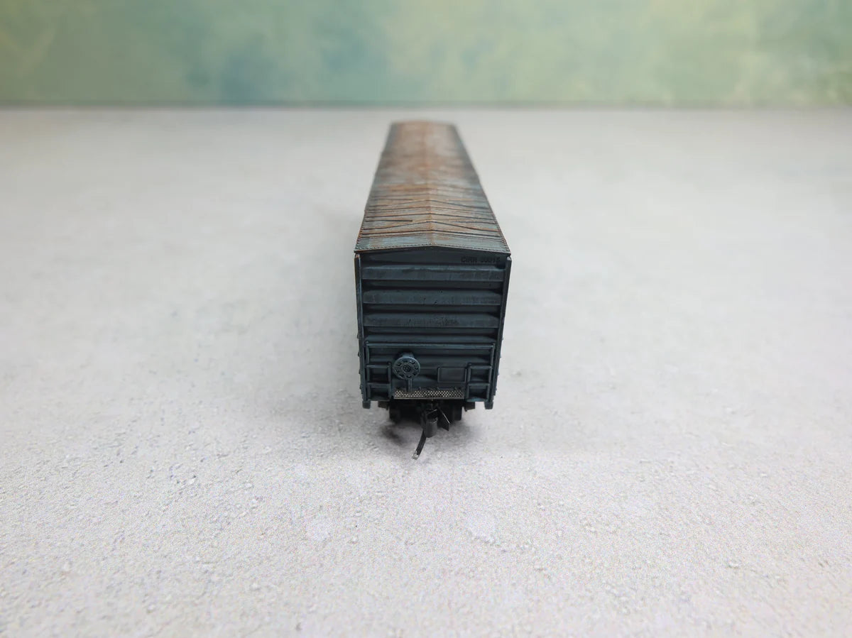 USED Fox Valley Models 80105 N Scale FMC 5347 Box Car Chattahoochee Industrial Railroad CIRR #90015 Weathered