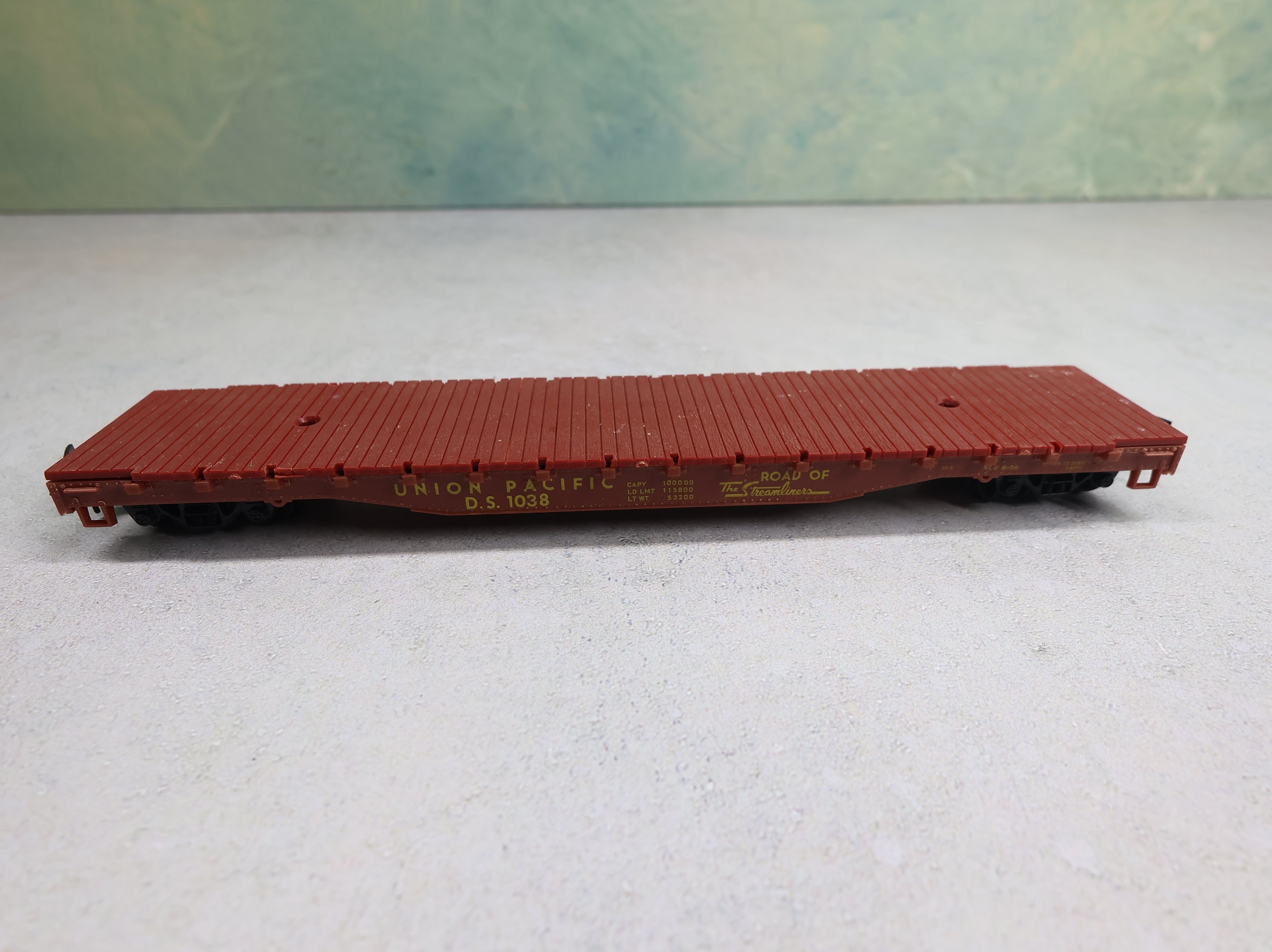 USED PEMCO HO Scale 50' Flat Car Union Pacific DS #1038