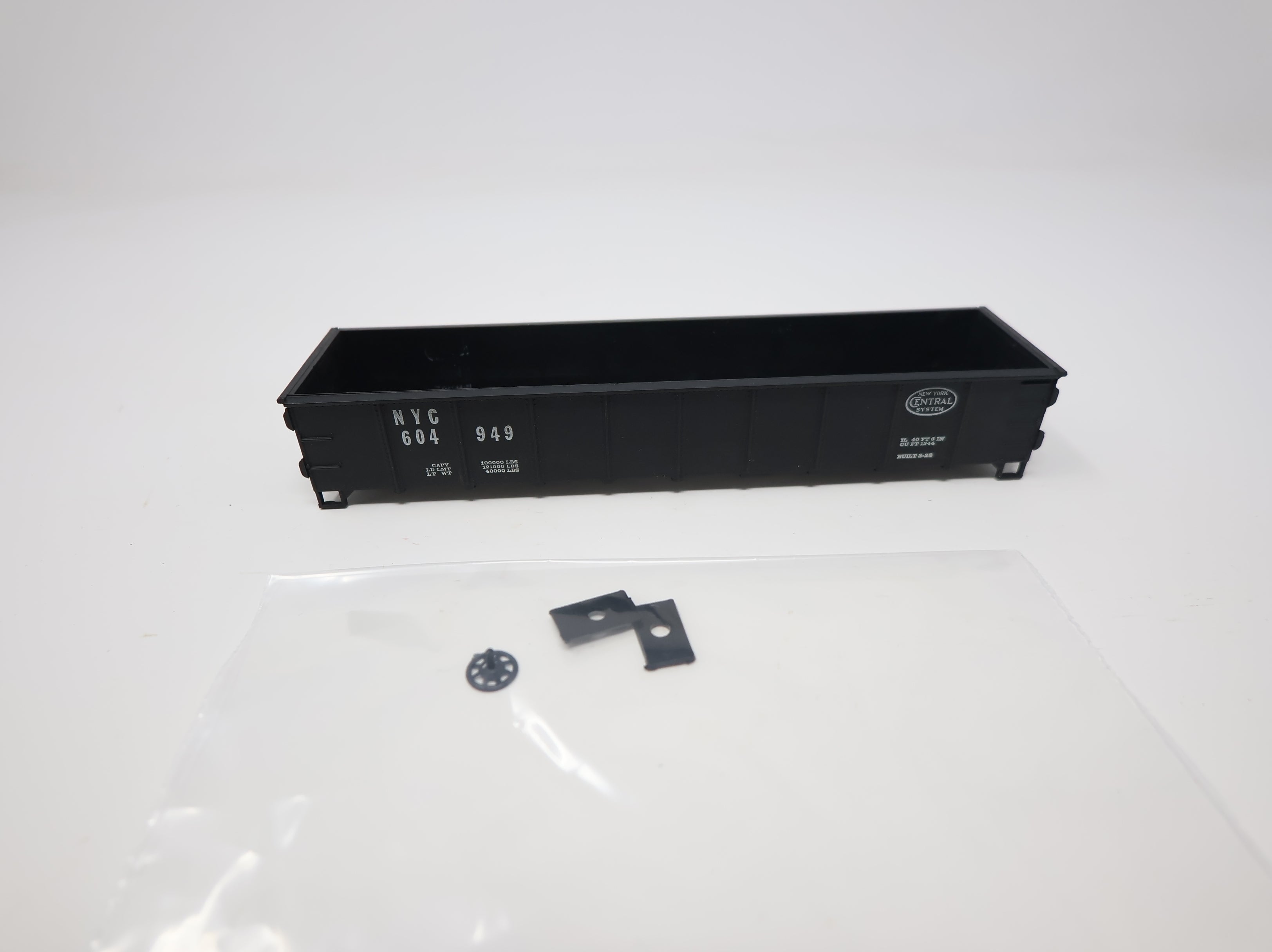 USED Roundhouse HO Scale Gondola New York Central NYC #604949