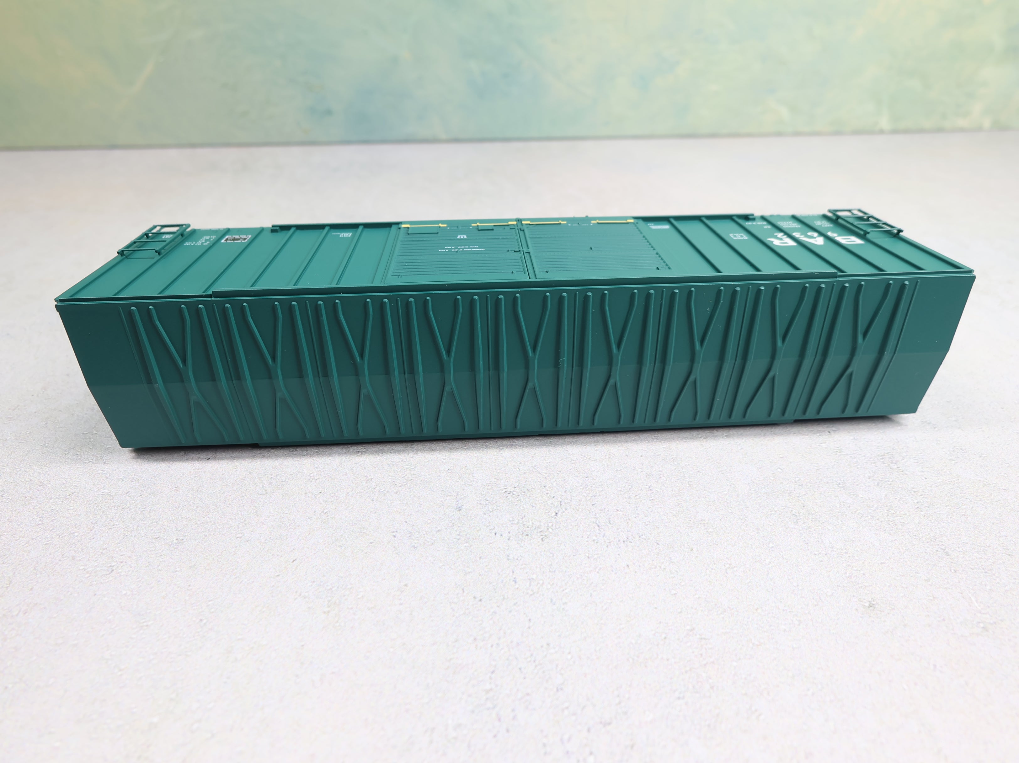 USED Intermountain 48306-06 HO Scale FMC 5283 DD Box Car Bangor and Aroostook BAR #9632 Pinnacle Series