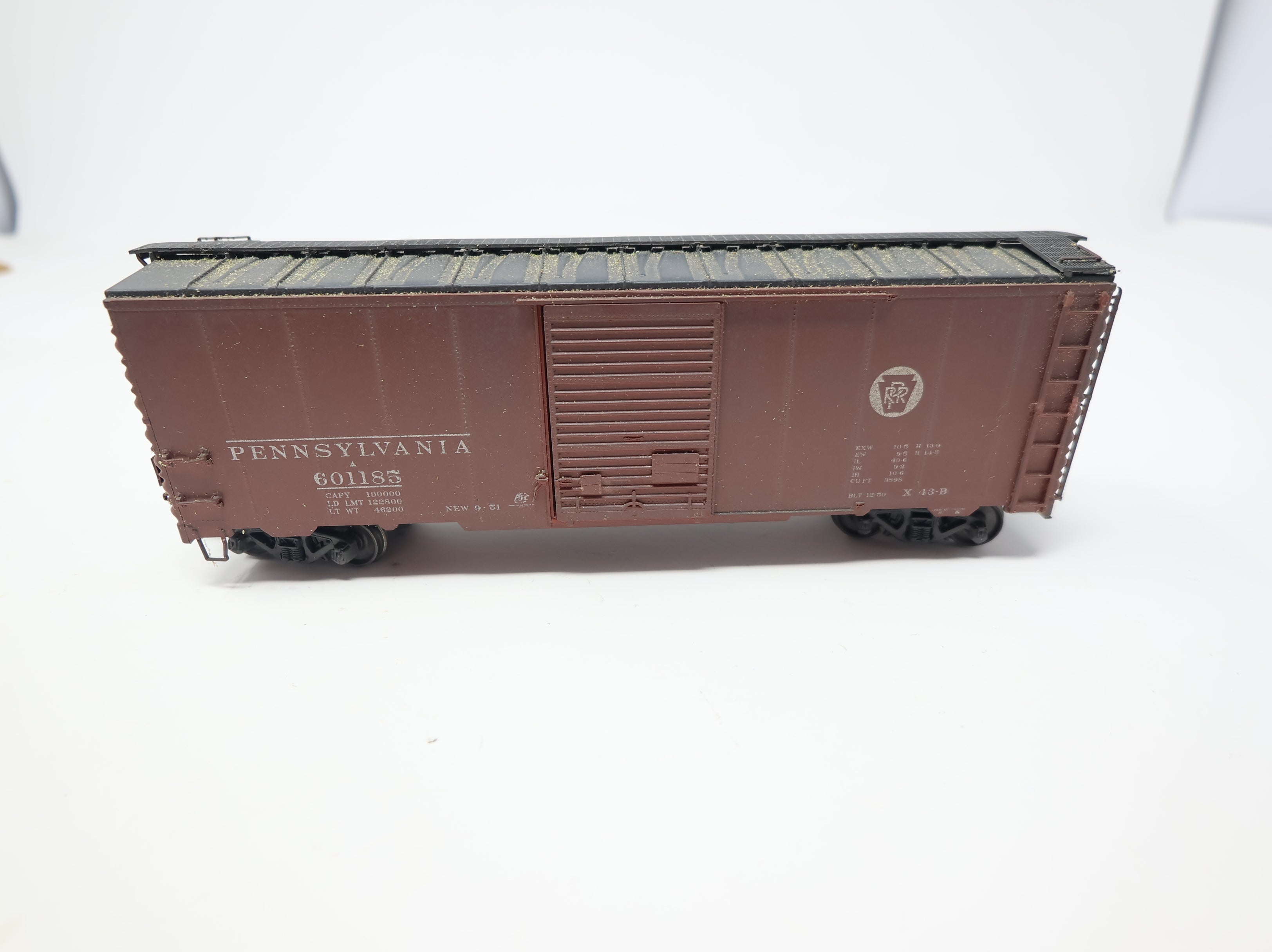 USED Branchline HO Scale 40' Box Car Pennsylvania #601185