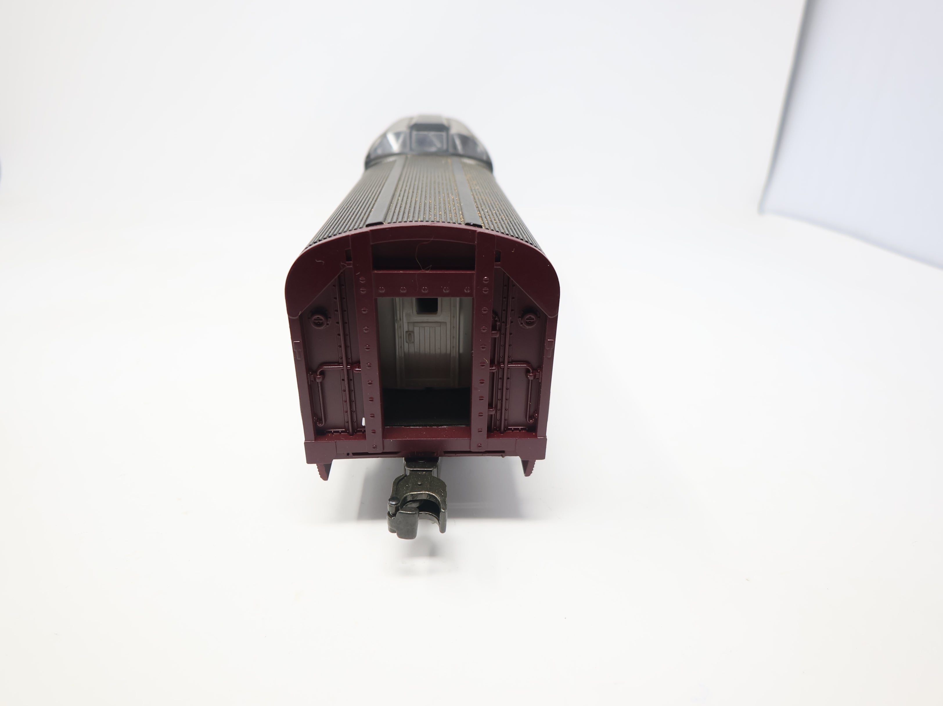 USED MTH Premier O Painted Aluminum Vista Dome Car Norfolk & Western Powhatan #545
