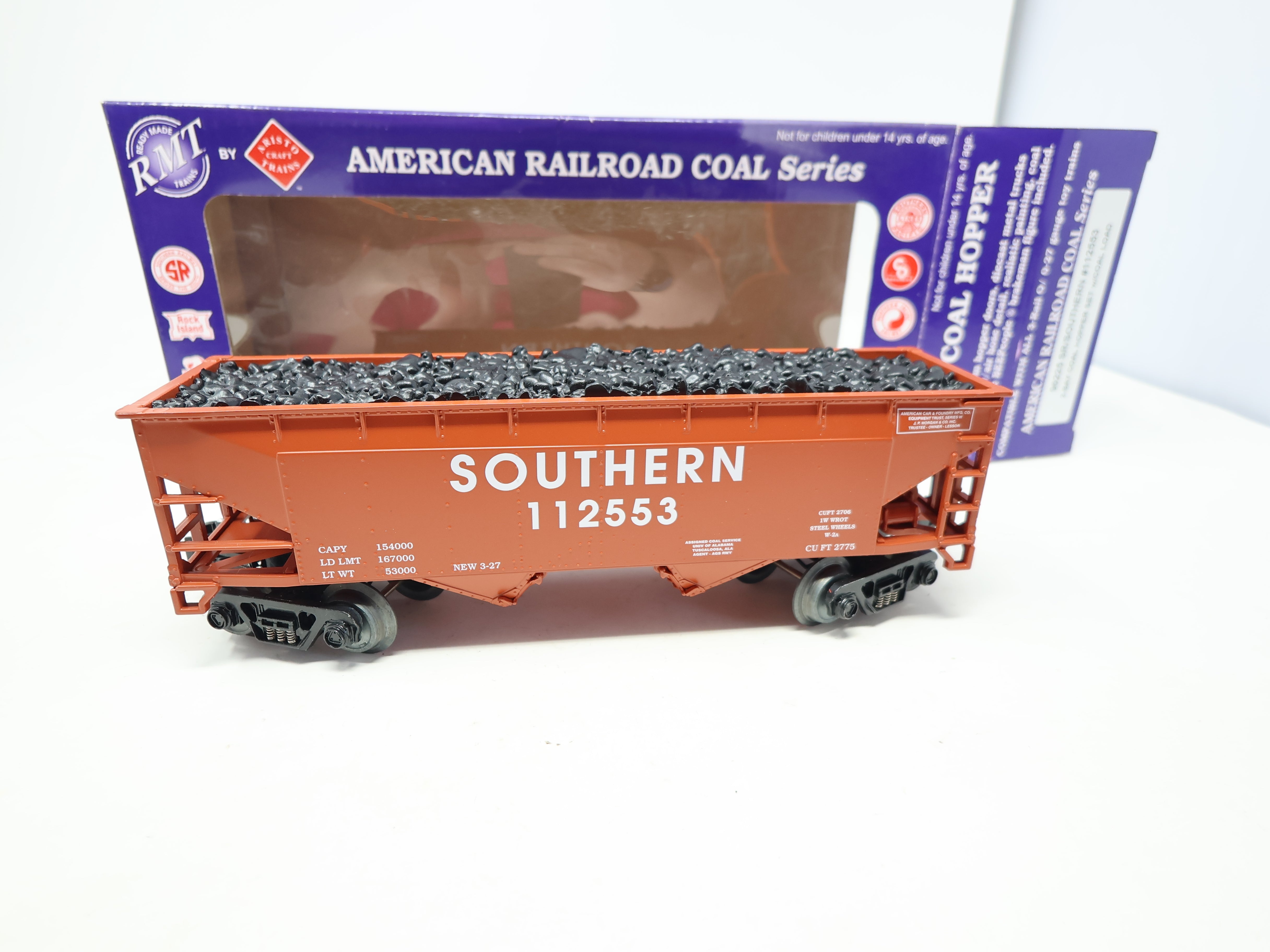 USED RMT #96225 O, 2 Bay Coal Hopper, Southern #112553