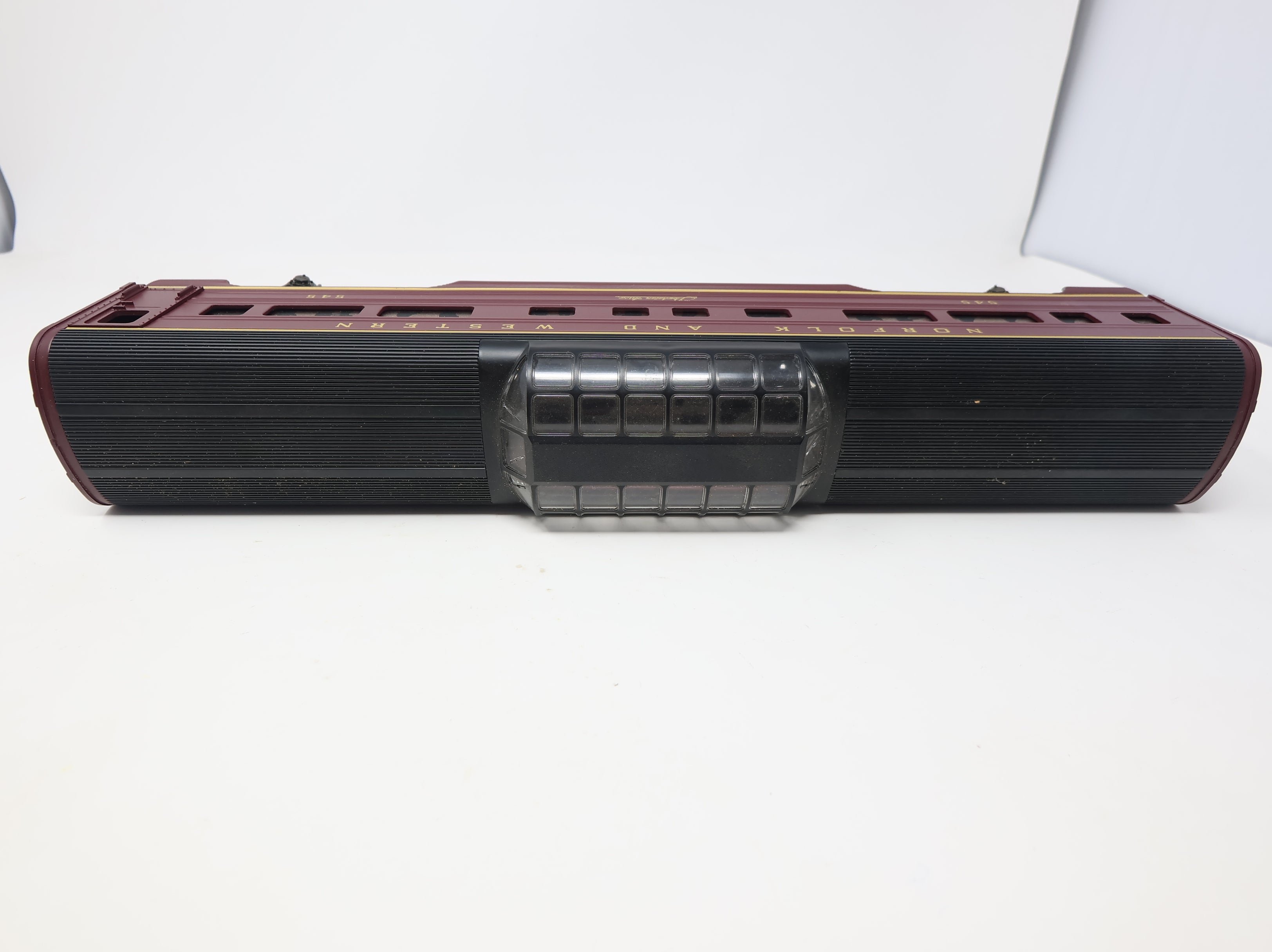 USED MTH Premier O Painted Aluminum Vista Dome Car Norfolk & Western Powhatan #545