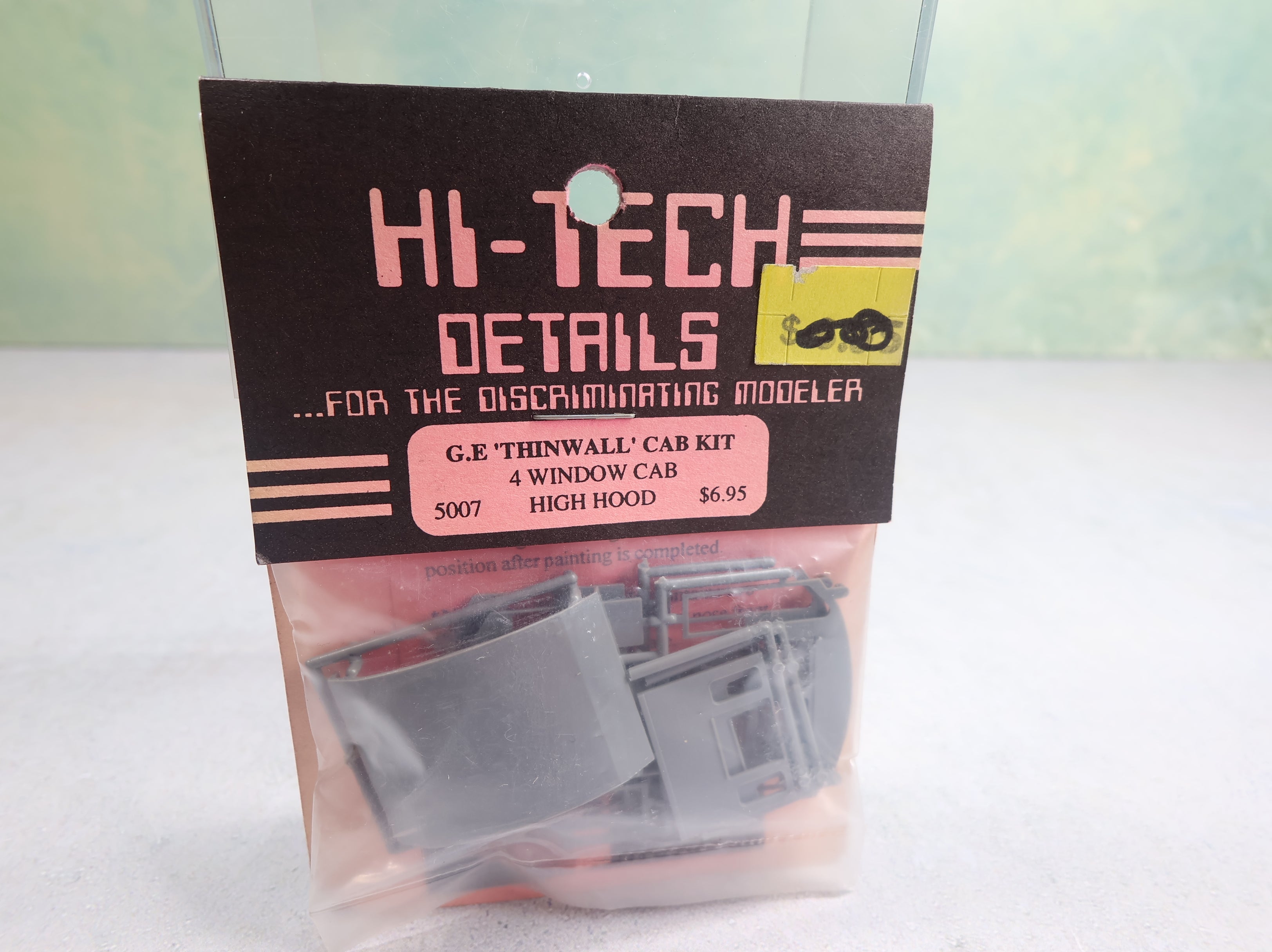 USED Hi-Tech Details 5007 HO Scale GE ThinWall Cab Detail Kit (4 window cab) High Hood