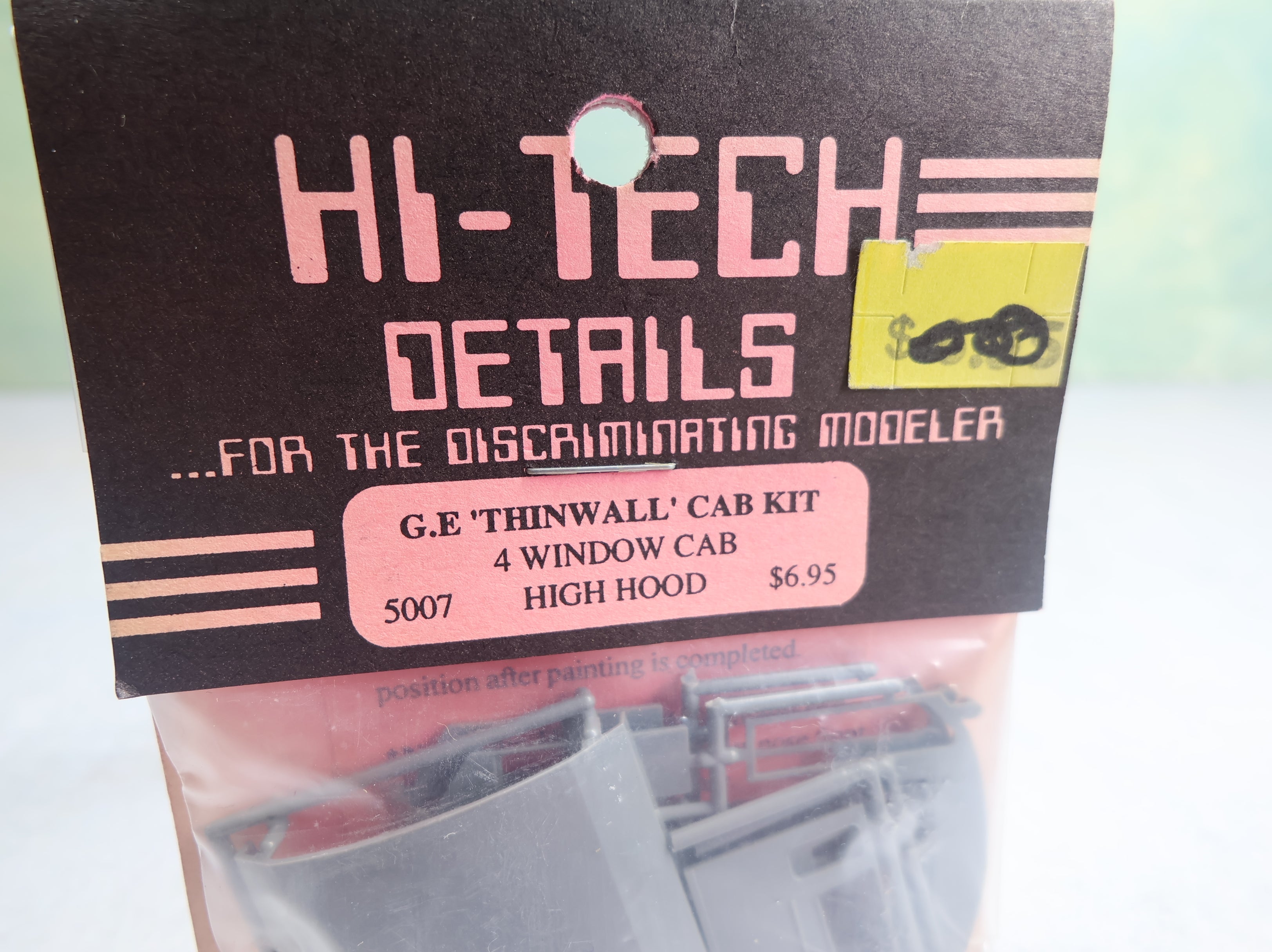 USED Hi-Tech Details 5007 HO Scale GE ThinWall Cab Detail Kit (4 window cab) High Hood