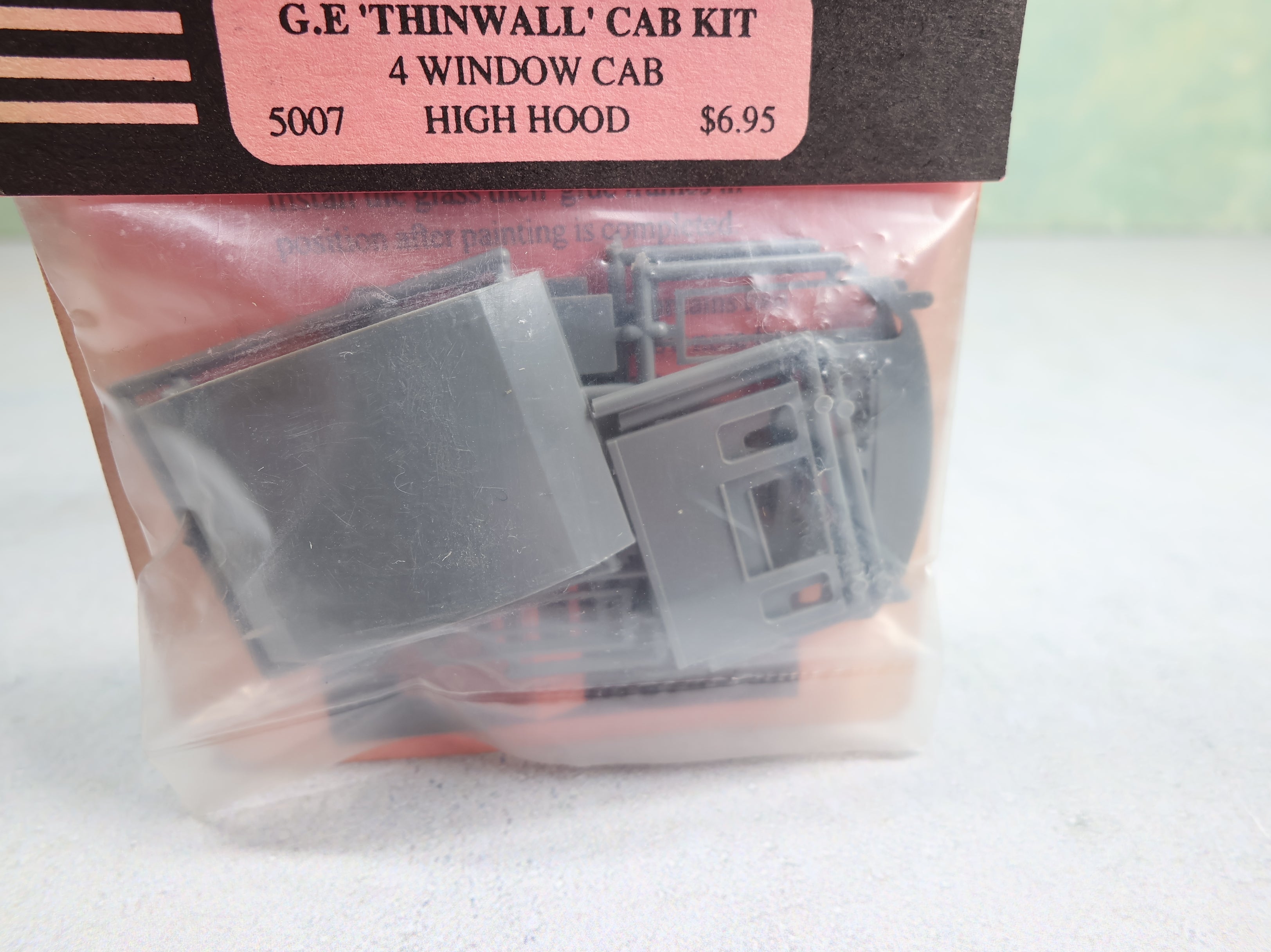 USED Hi-Tech Details 5007 HO Scale GE ThinWall Cab Detail Kit (4 window cab) High Hood