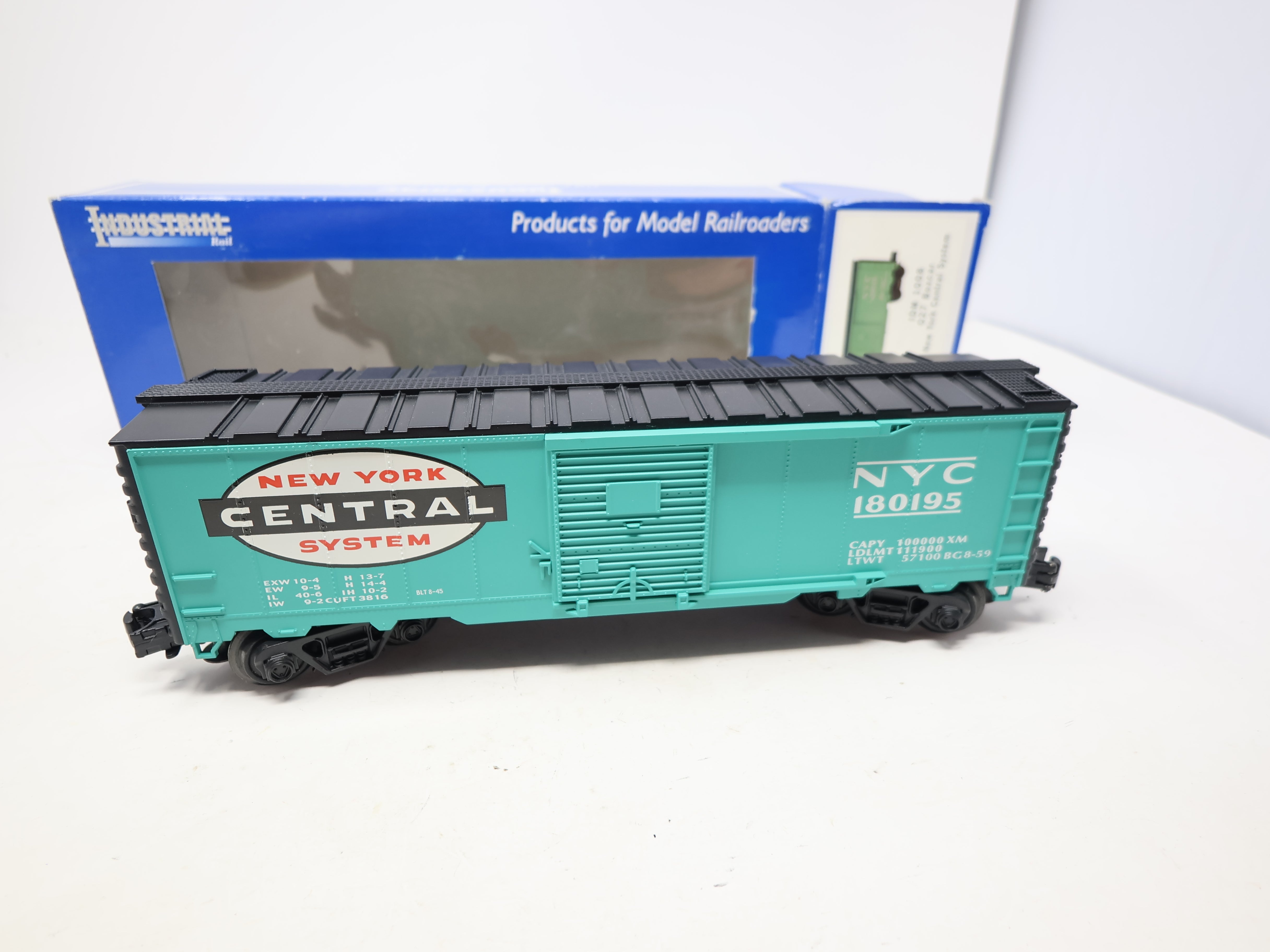 USED Industrial Rail 1008 O, Box Car, New York Central NYC #180195, O27