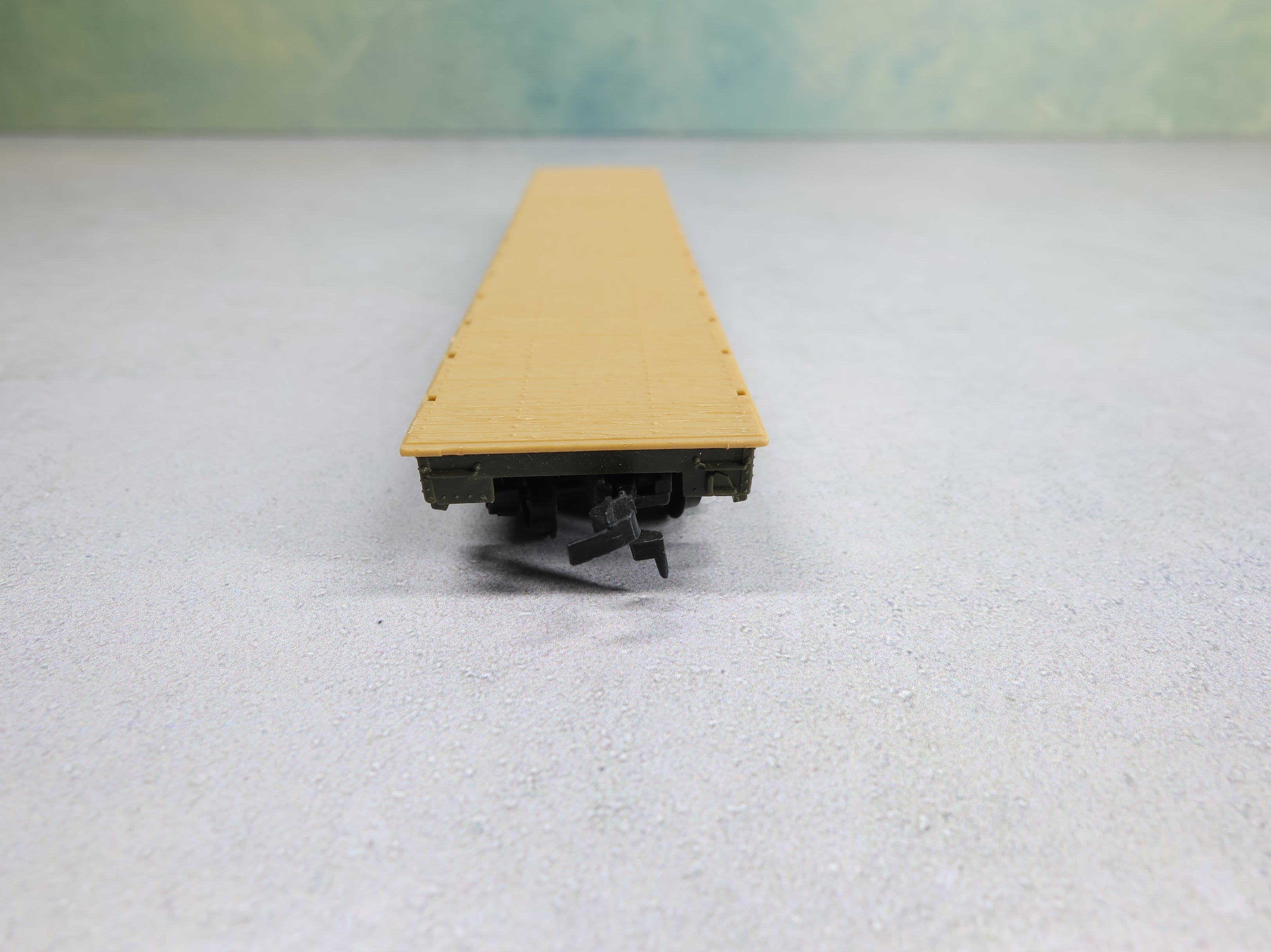 USED Tyco HO Scale 50' Flat Car Undecorated