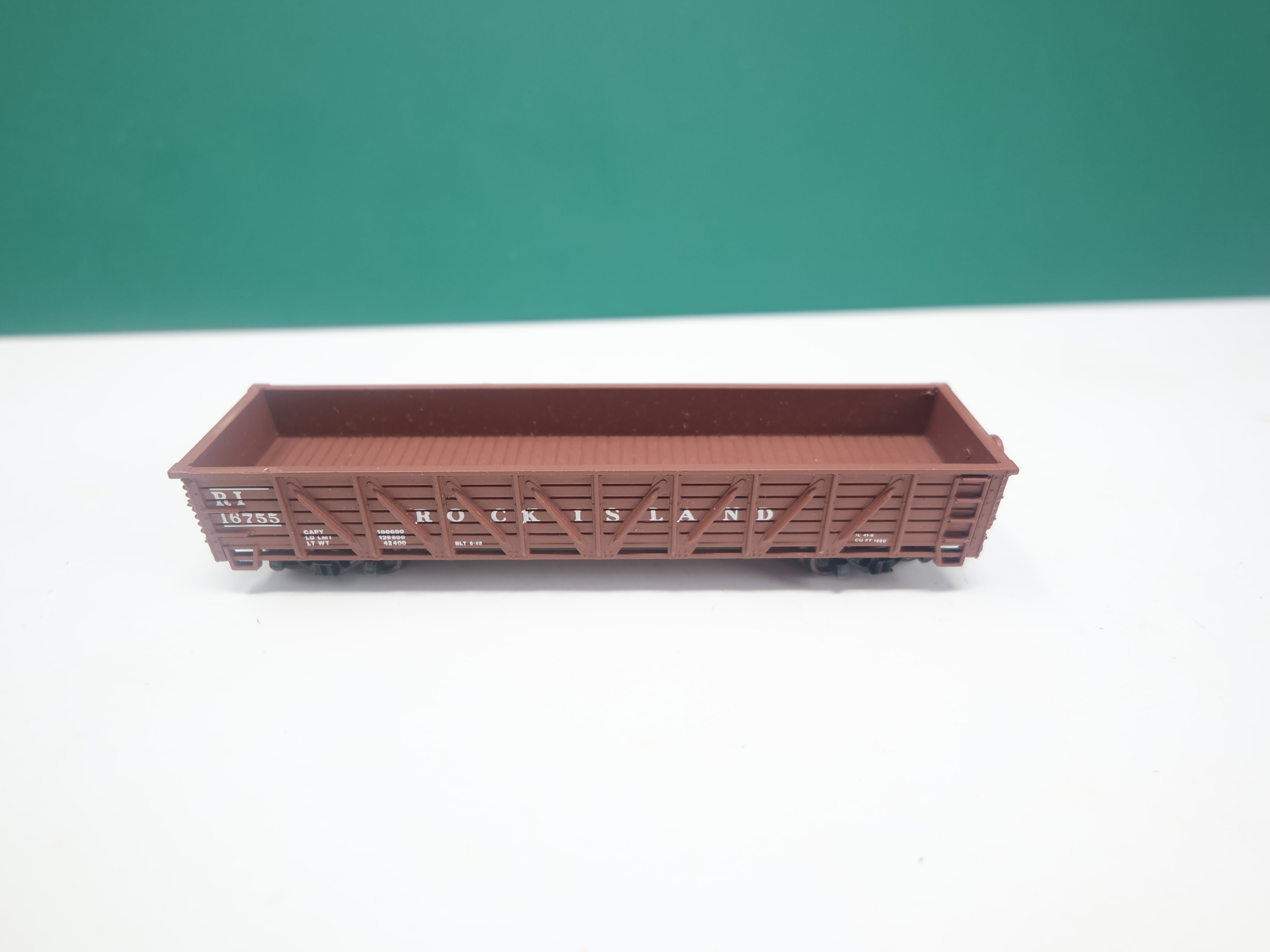 USED Walthers N Scale, Gondola, Rock Island RI #16755