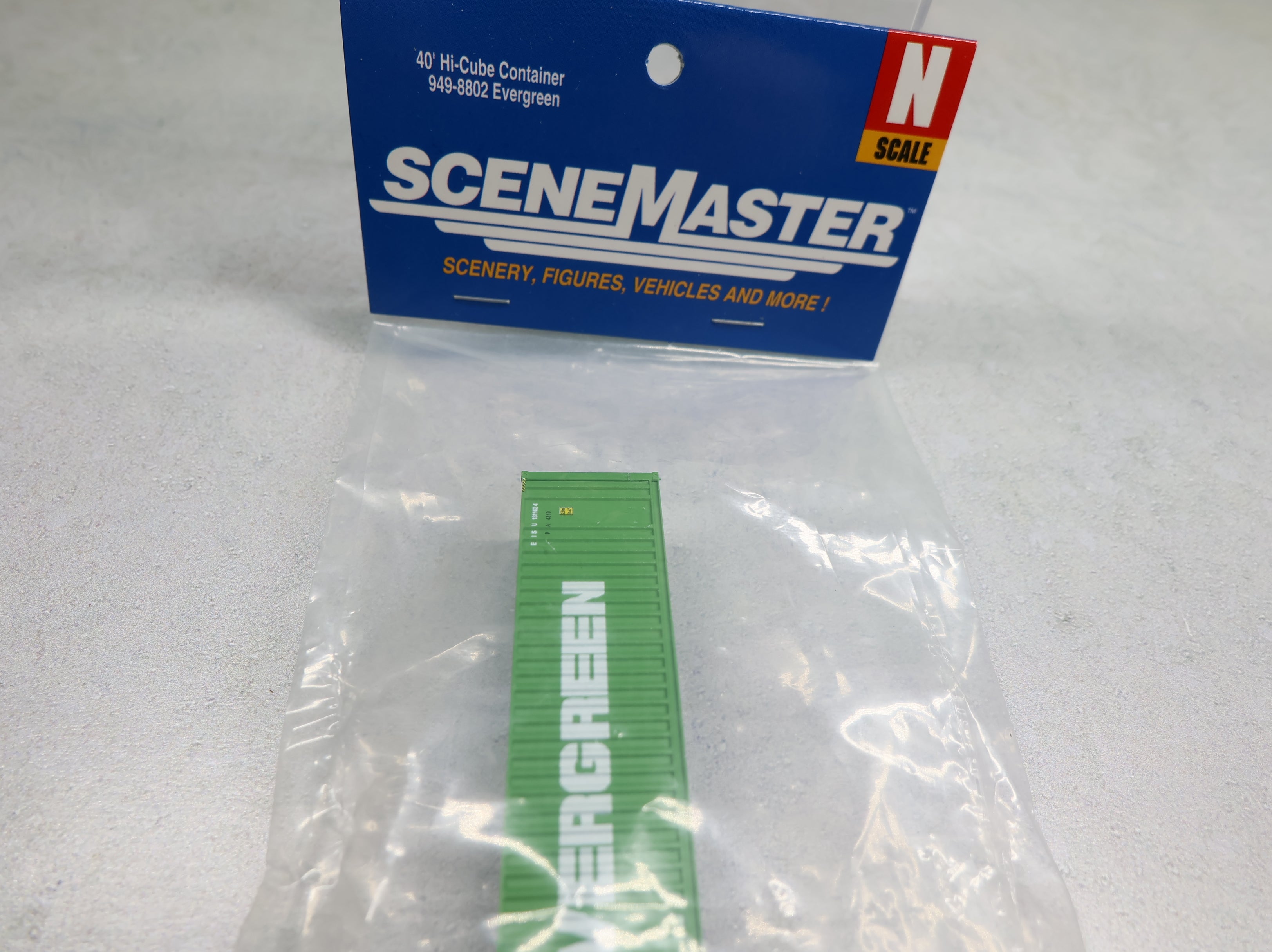 Walthers 949-8802 N Scale 40' Hi-Cube Container Evergreen