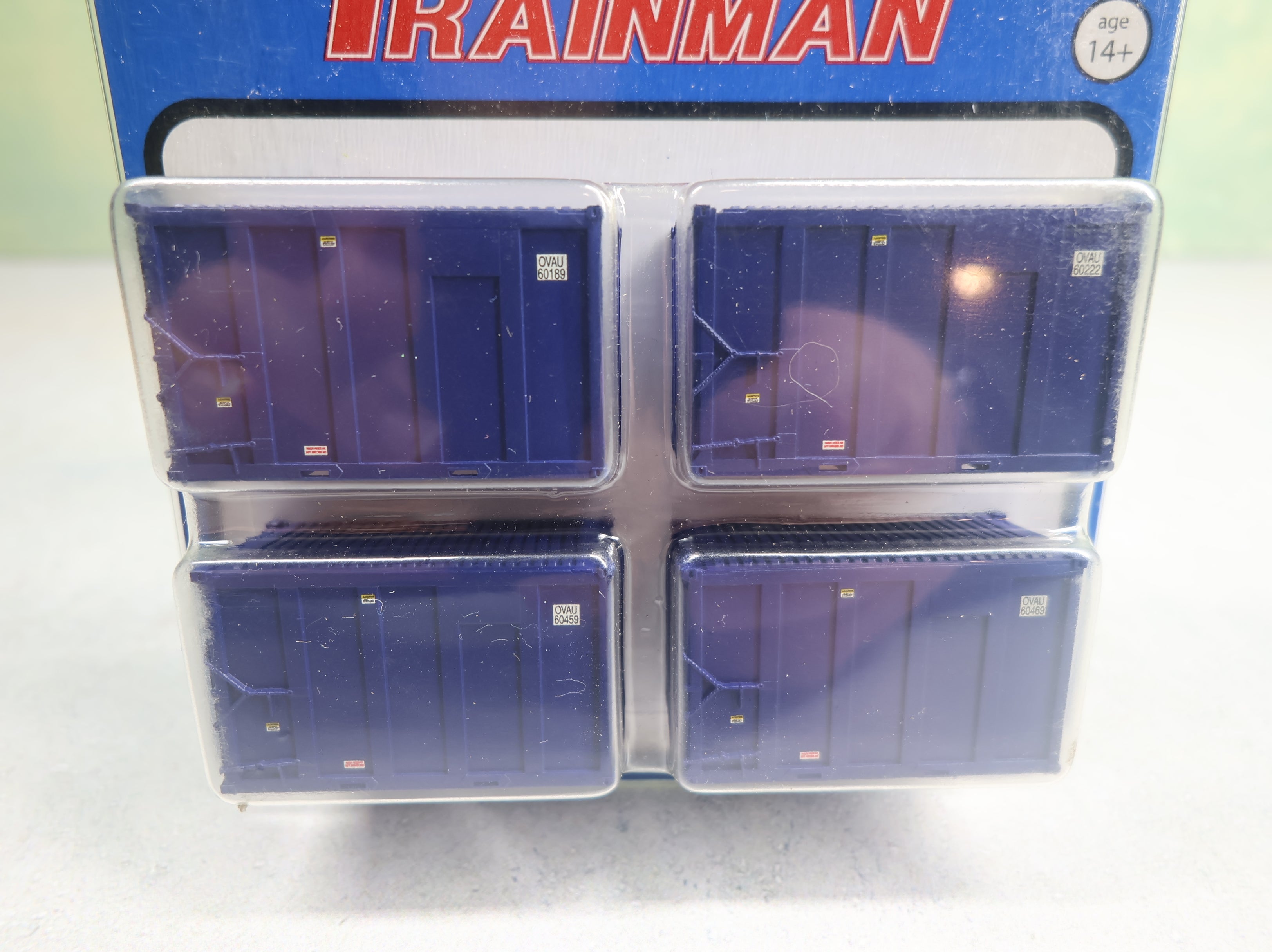 Atlas Trainman Plus 50003457 N Scale 20' High-Cube MSW Container OVAU Set #2 (4 pcs)