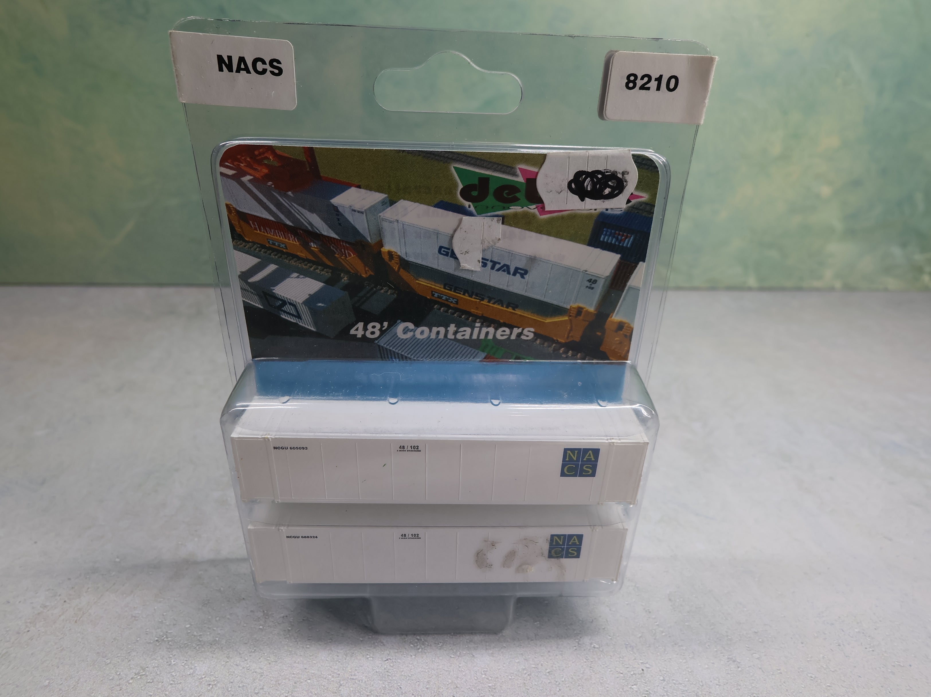 USED Deluxe 8210 N Scale 48' Containers NACS (2 pcs)