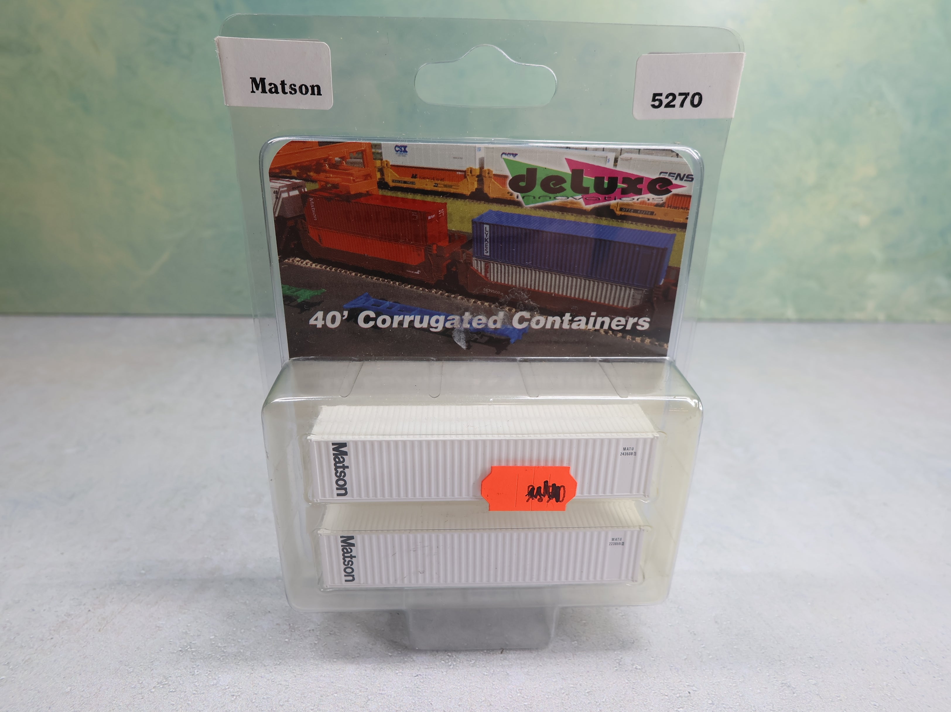 USED Deluxe 5270 N Scale 40' Corrugated Containers Matson