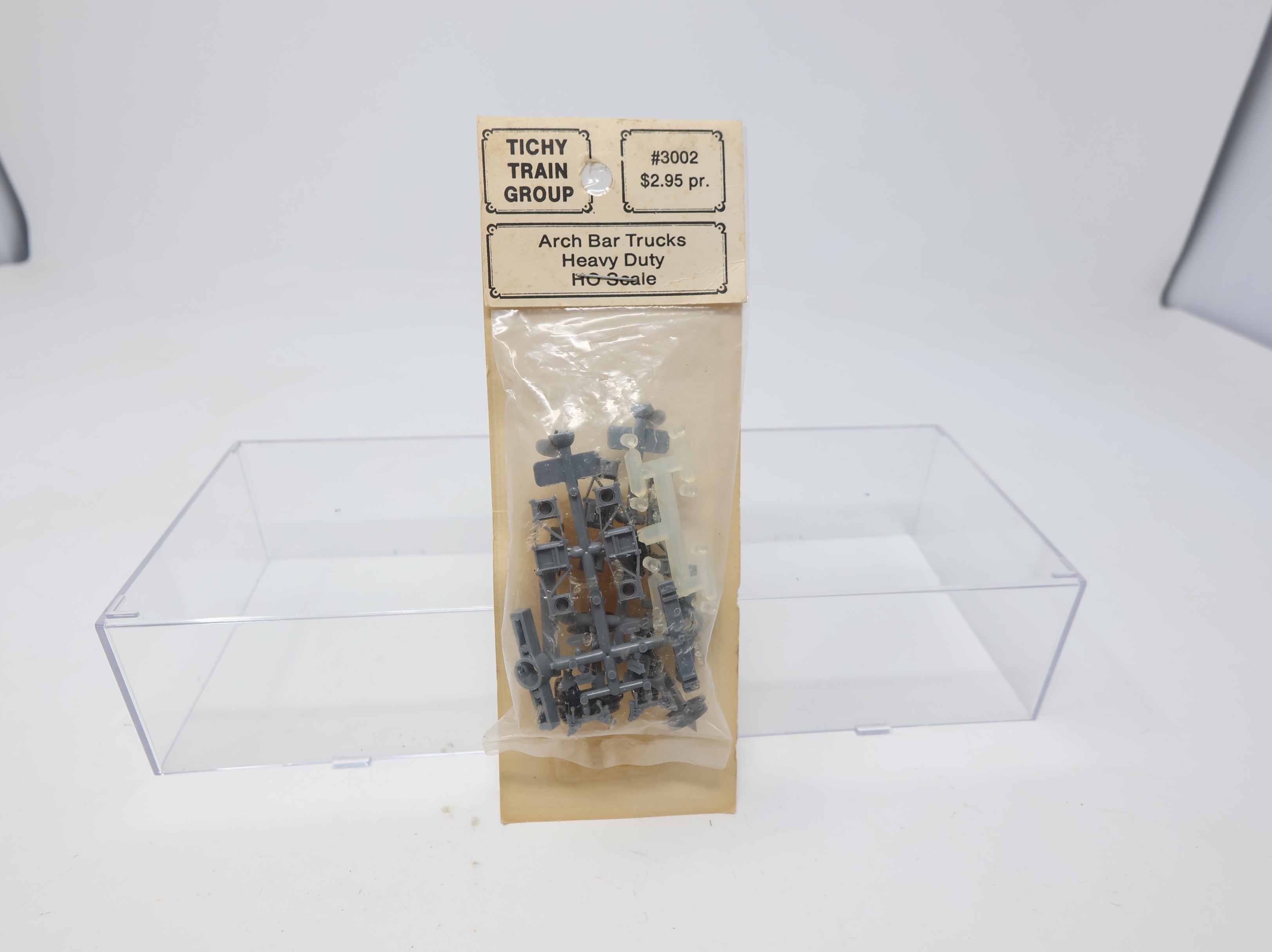 USED Tichy Train Group 3002 HO Scale Arch Bar Trucks Heavy Duty (1pair)
