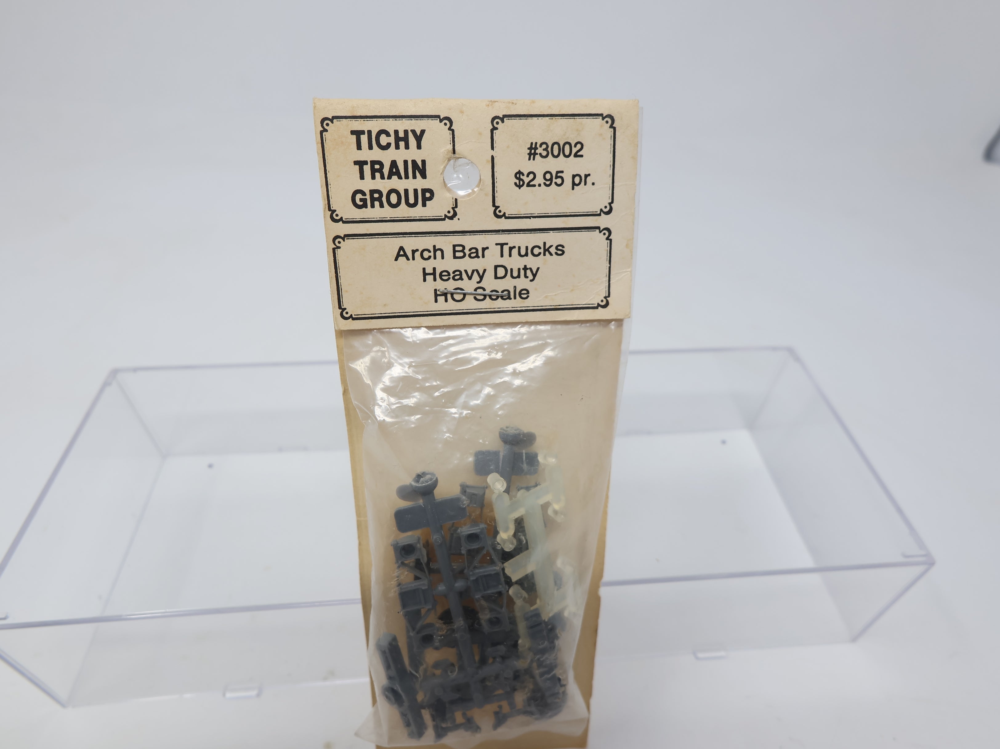 USED Tichy Train Group 3002 HO Scale Arch Bar Trucks Heavy Duty (1pair)