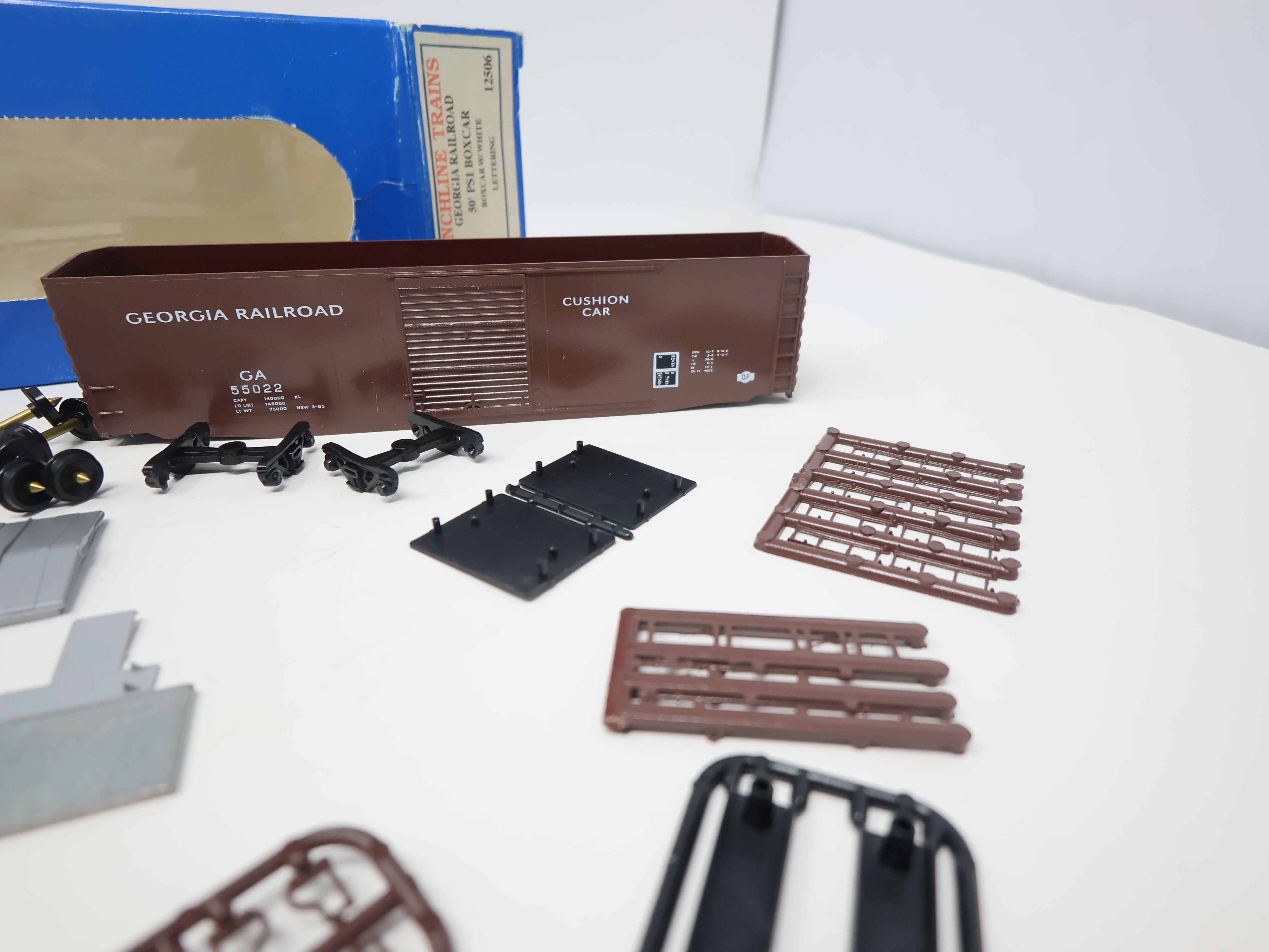 USED Branchline HO Scale, 50' PS1 Box Car, Georgia Railroad GA #55022 (KIT)