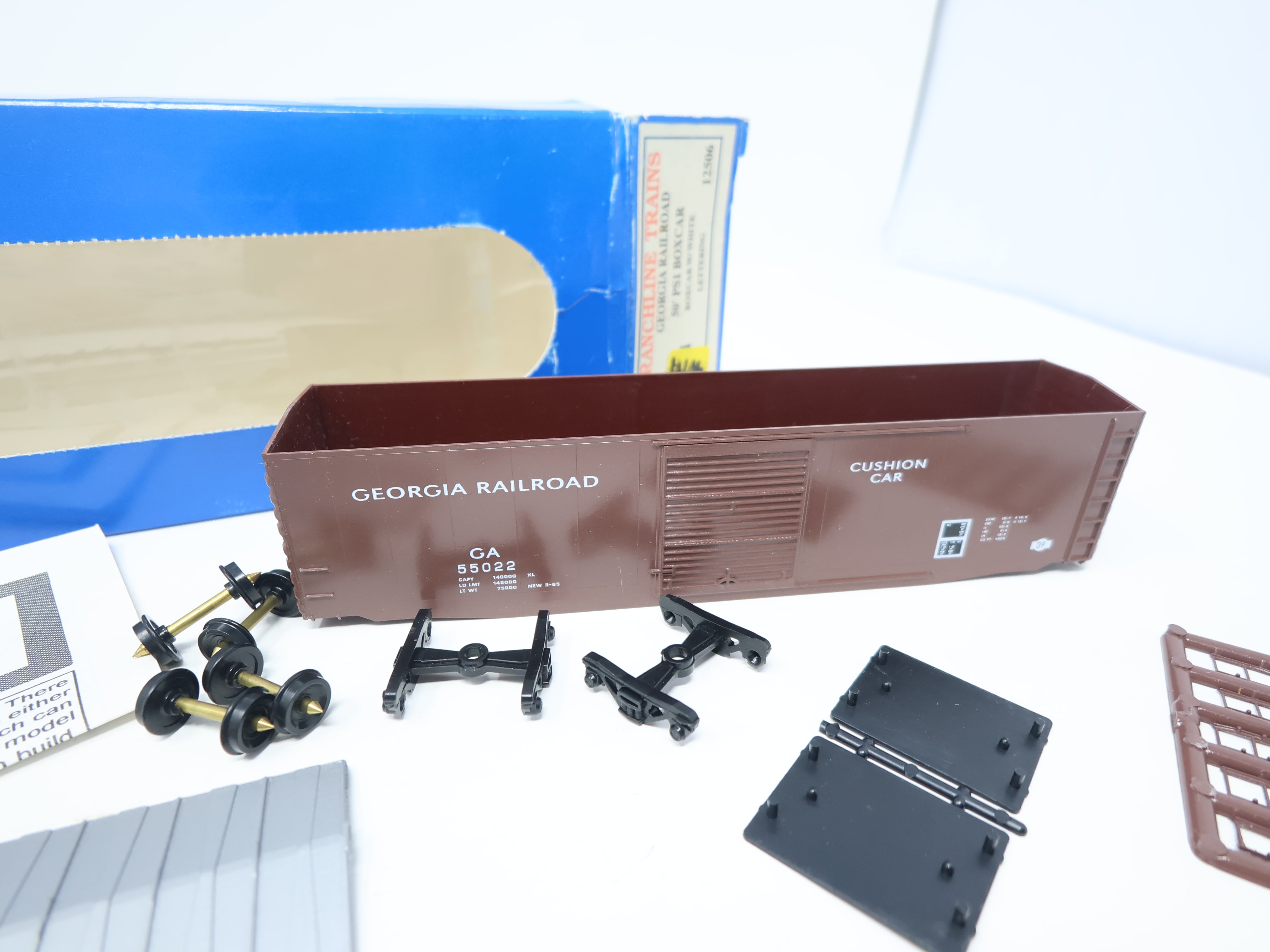 USED Branchline HO Scale, 50' PS1 Box Car, Georgia Railroad GA #55022 (KIT)