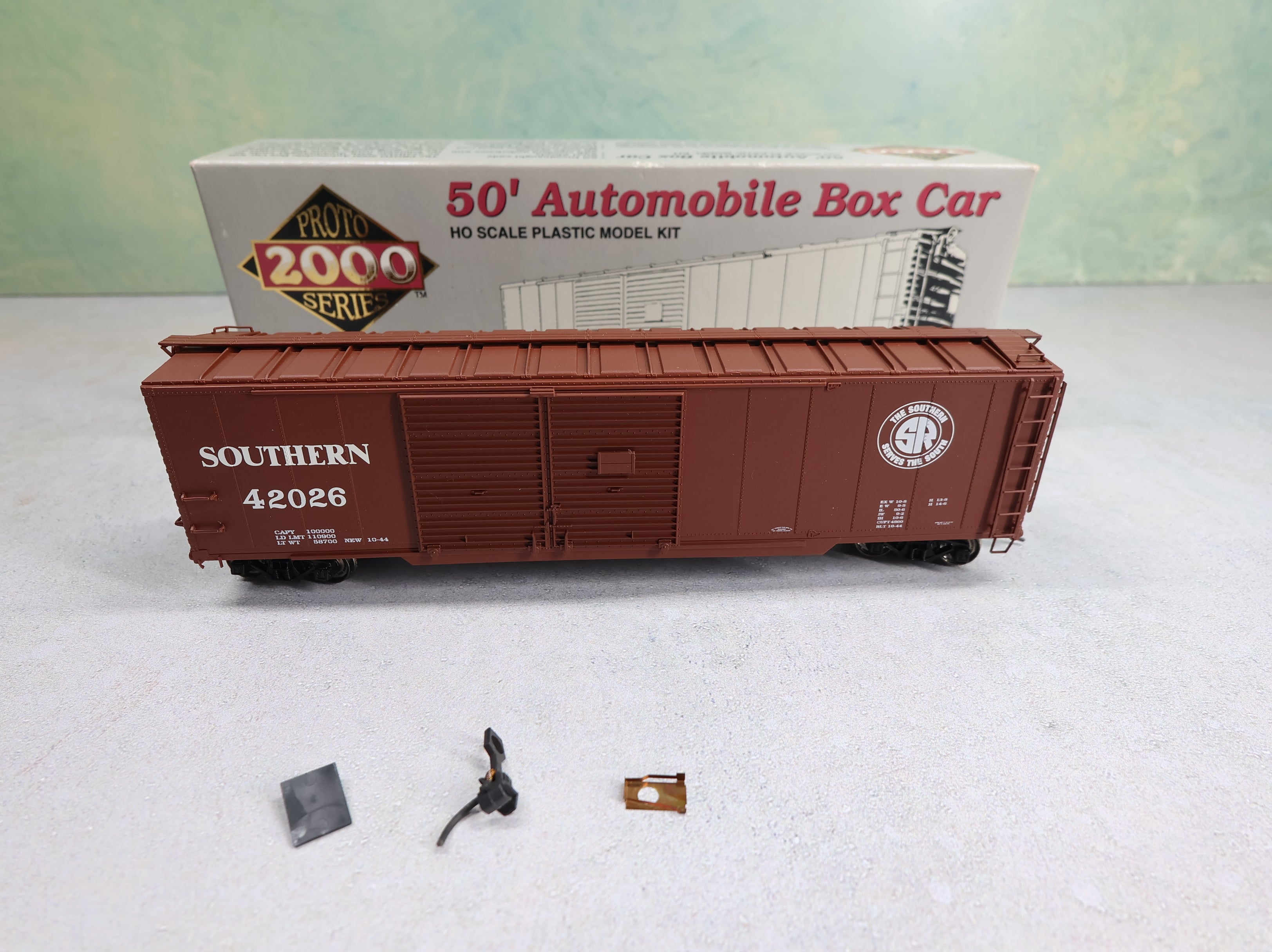 USED Life-Like HO Scale 50' Automobile Box Car Southern #42026 Proto 2000