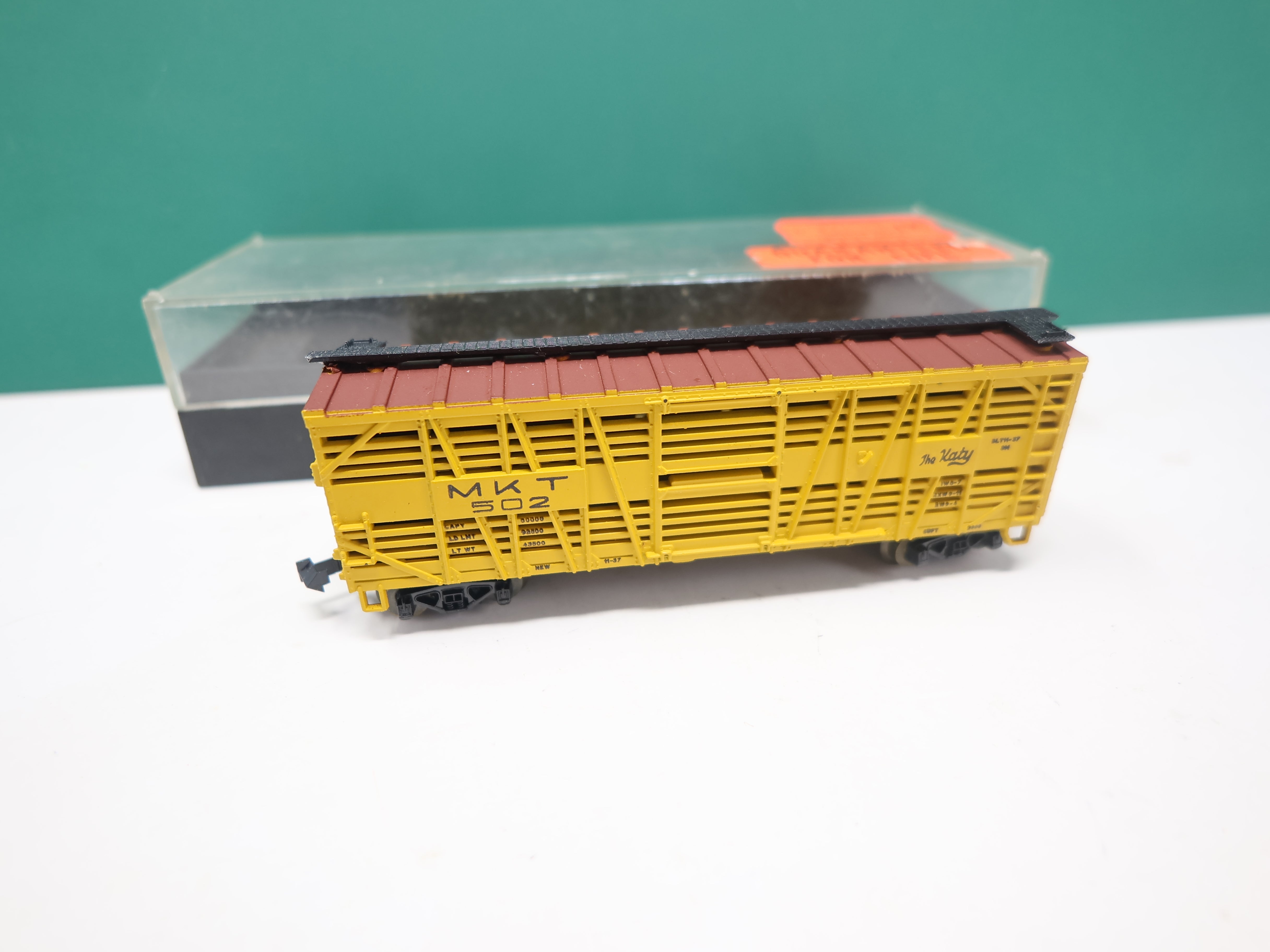 USED Atlas N Scale, 40' Stock Car, MKT #502
