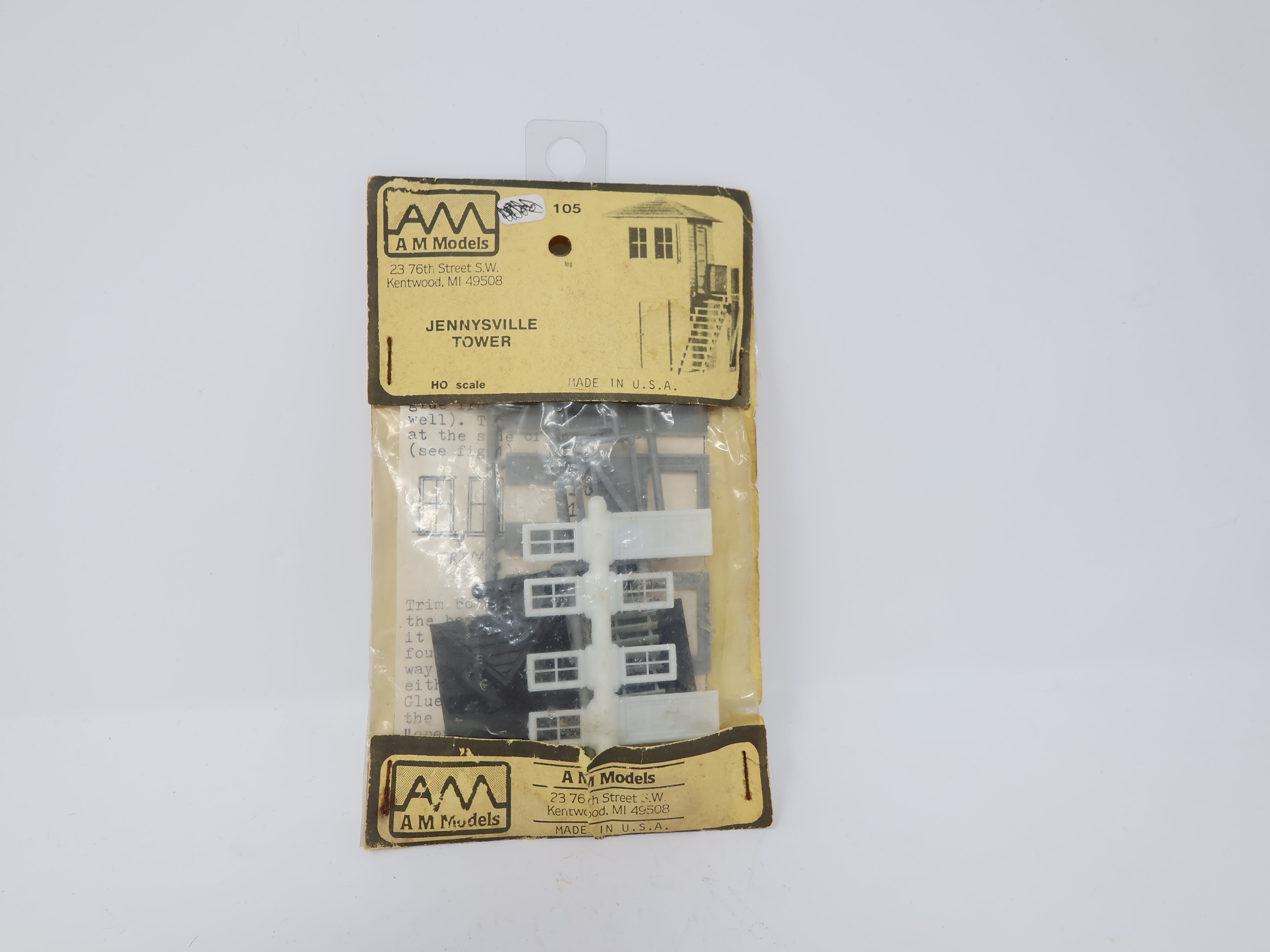USED AM Models 105 HO Scale, Jennysville Tower (sealed) (KIT)