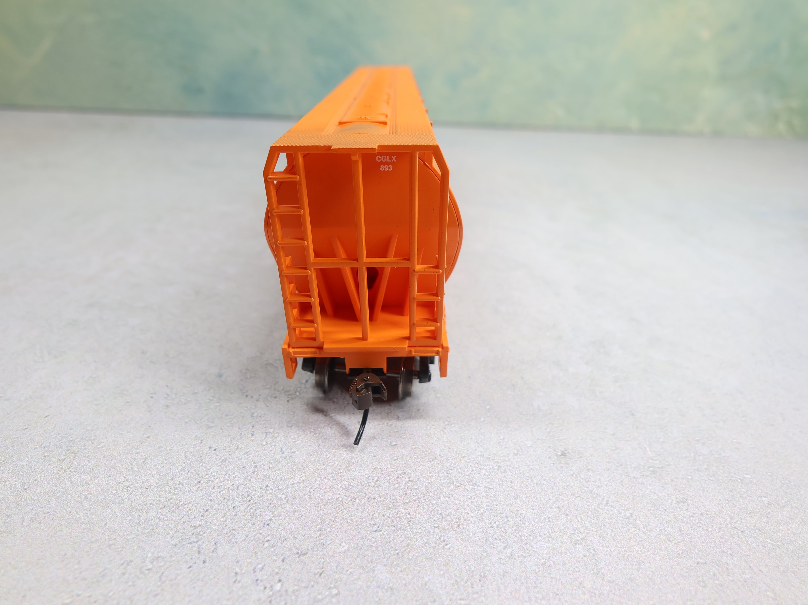 USED Bachmann HO Scale Cylindrical Grain Hopper Potacan CGLX #893 Weathered