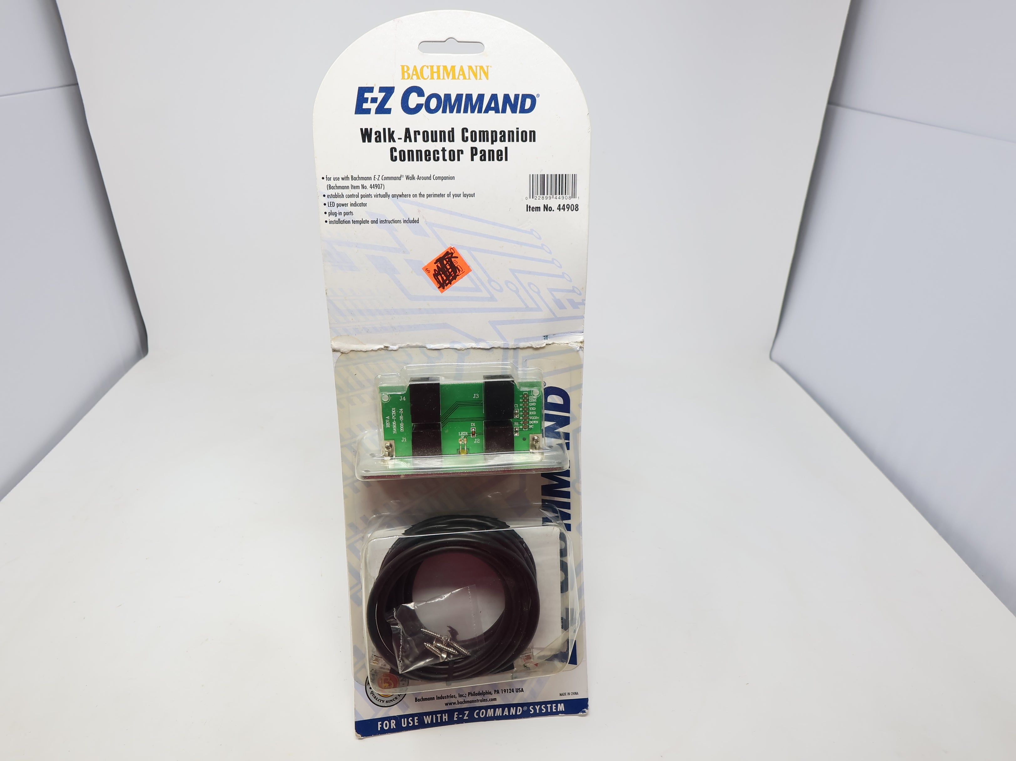 USED Bachmann 44908 HO Scale E-Z Command Walk-Around Companion Connector Panel