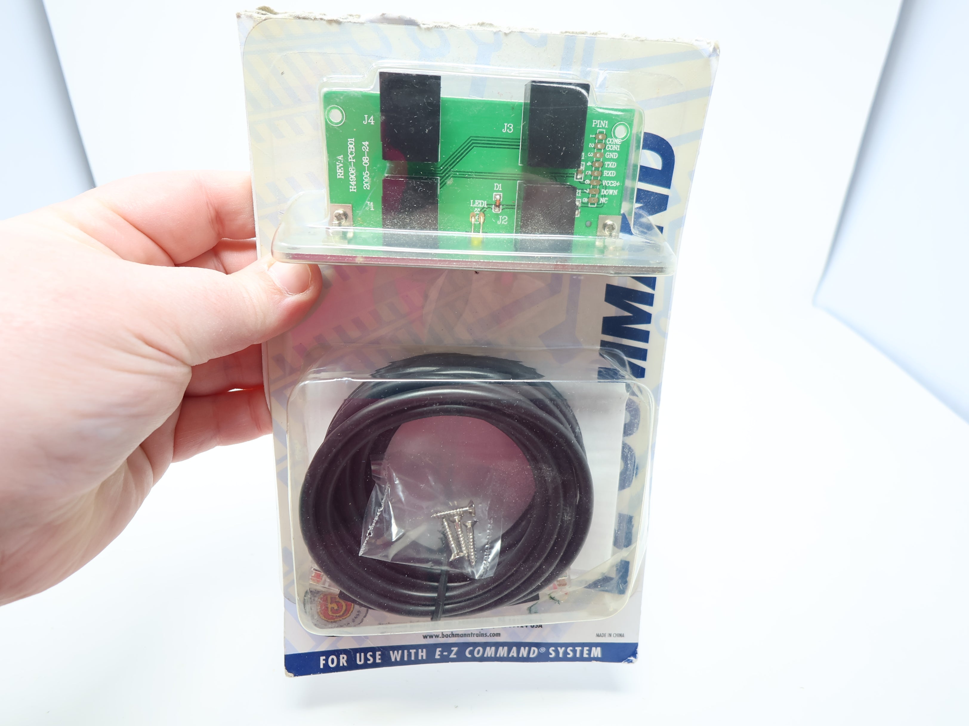 USED Bachmann 44908 HO Scale E-Z Command Walk-Around Companion Connector Panel
