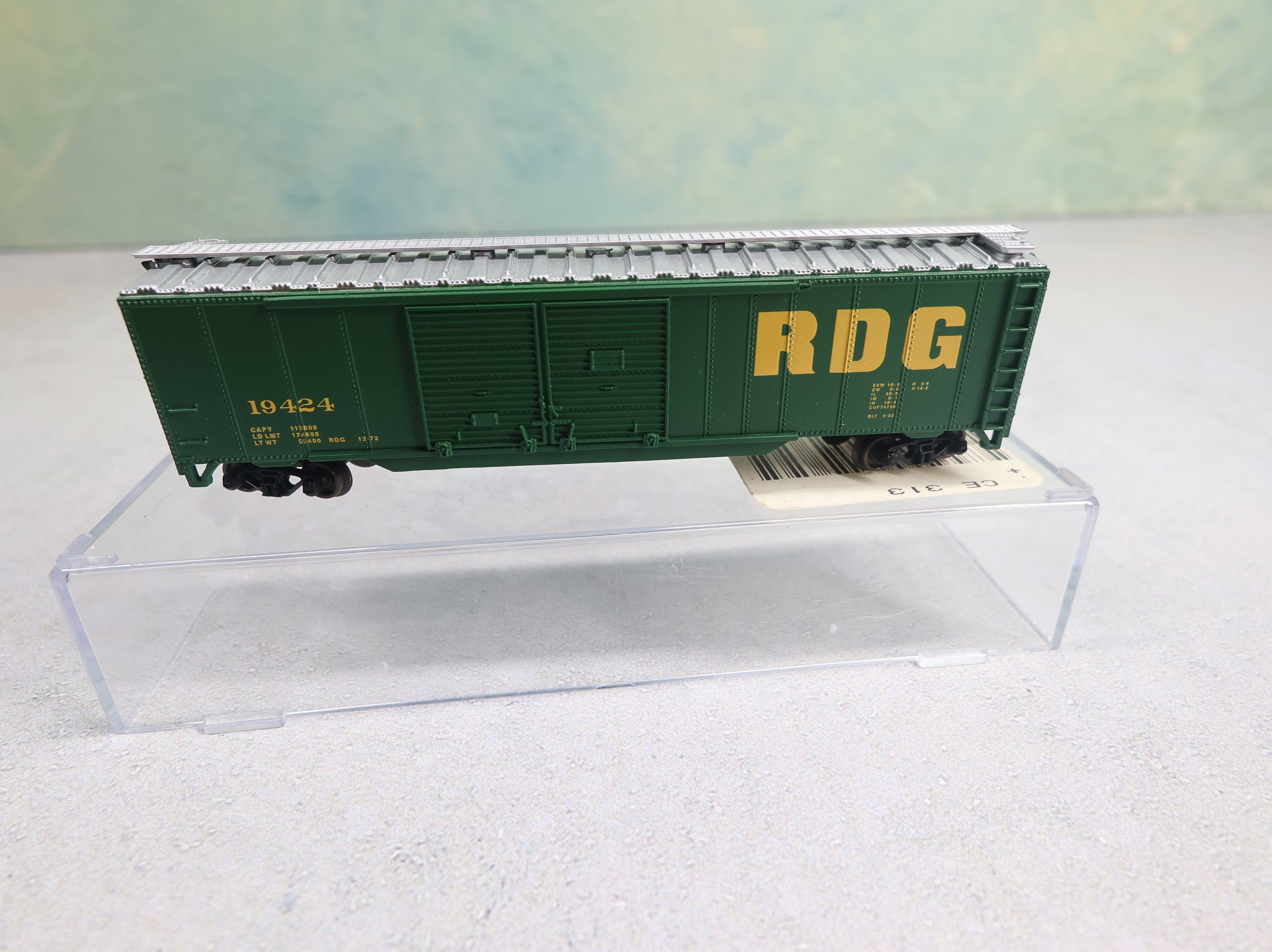 USED Atlas 36061 N Scale 50' DD Box Car Reading RDG #19424