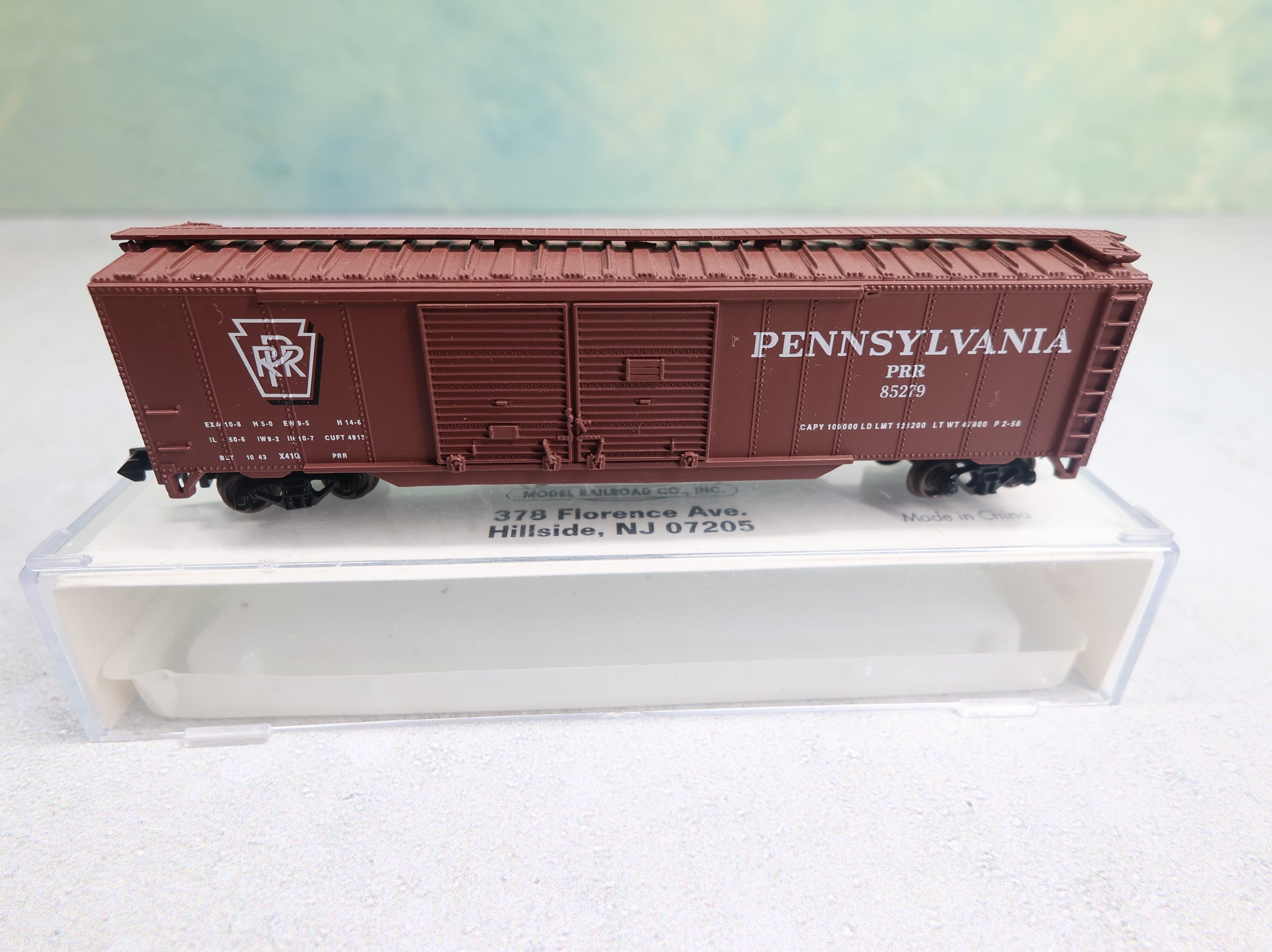 USED Atlas 36051 N Scale 50' DD Box Car Pennsylvania PRR #85279