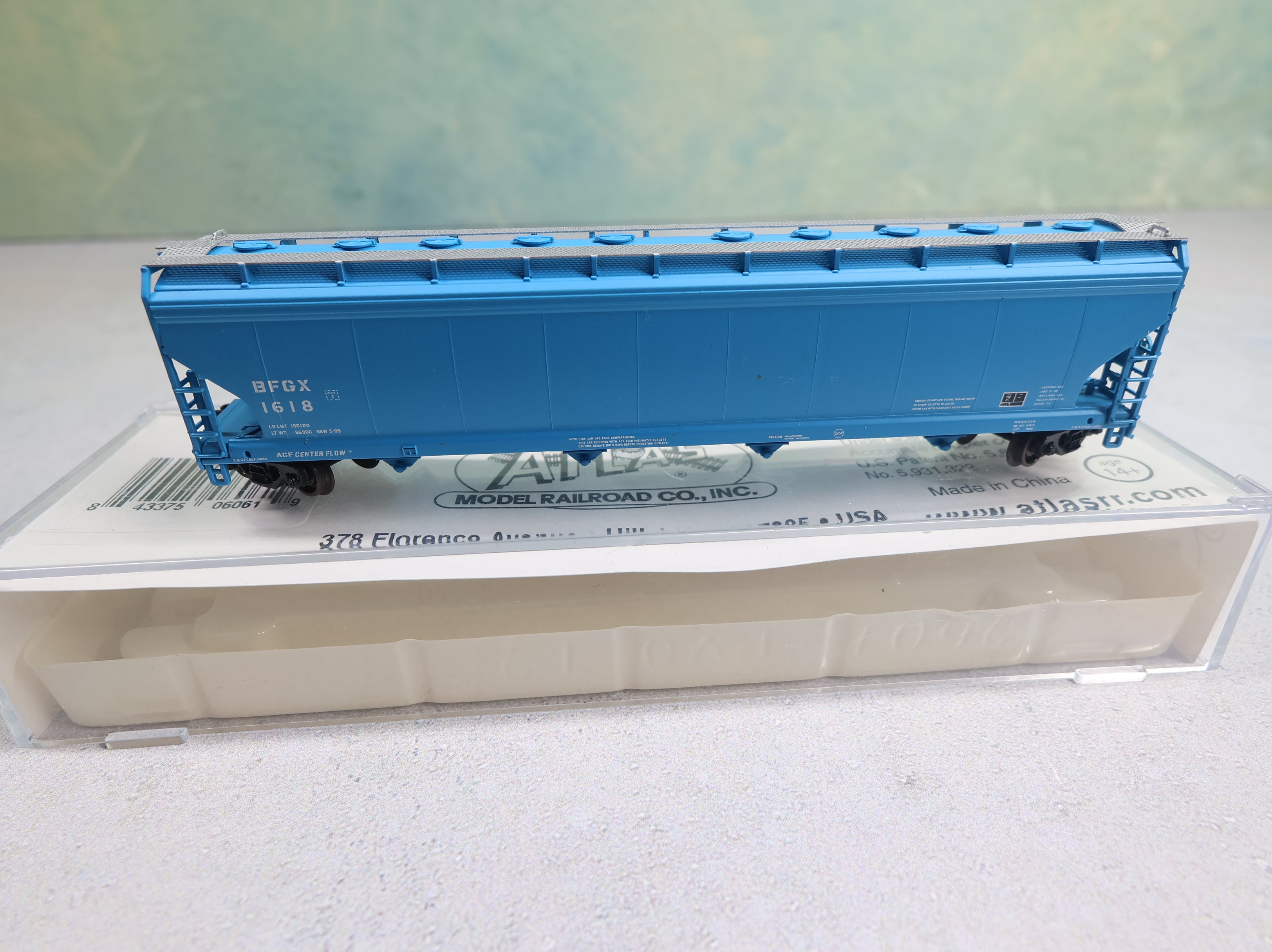 USED Atlas 50001470 N Scale ACF 5800 Plastics Goodrich Goodrich BFGX #1618 Knuckle Couplers