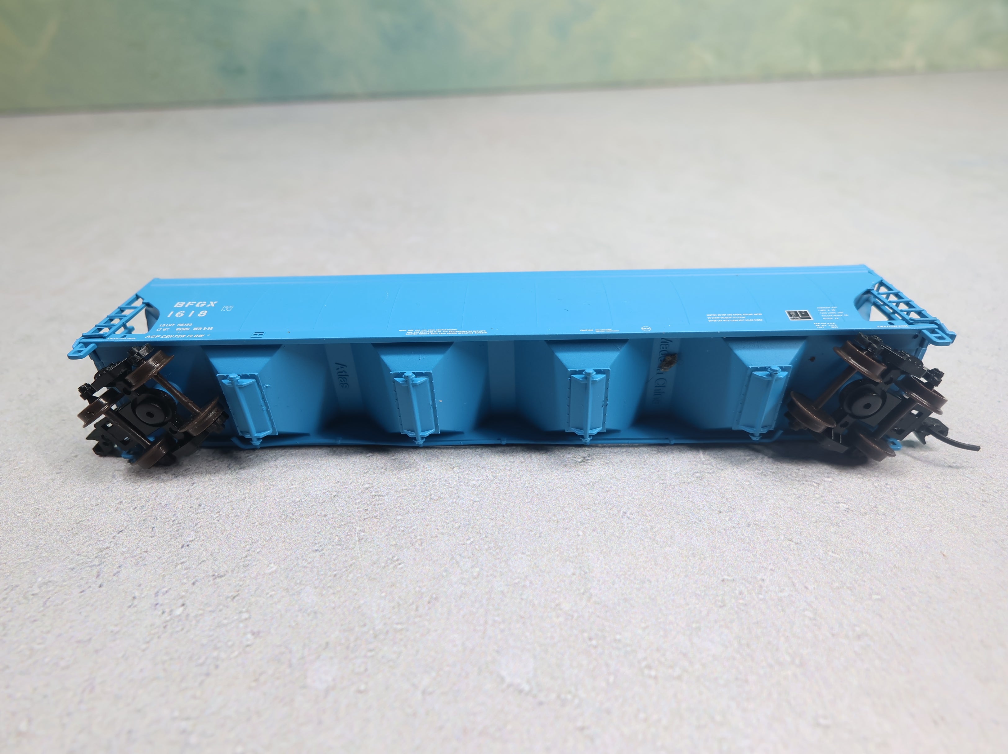 USED Atlas 50001470 N Scale ACF 5800 Plastics Goodrich Goodrich BFGX #1618 Knuckle Couplers