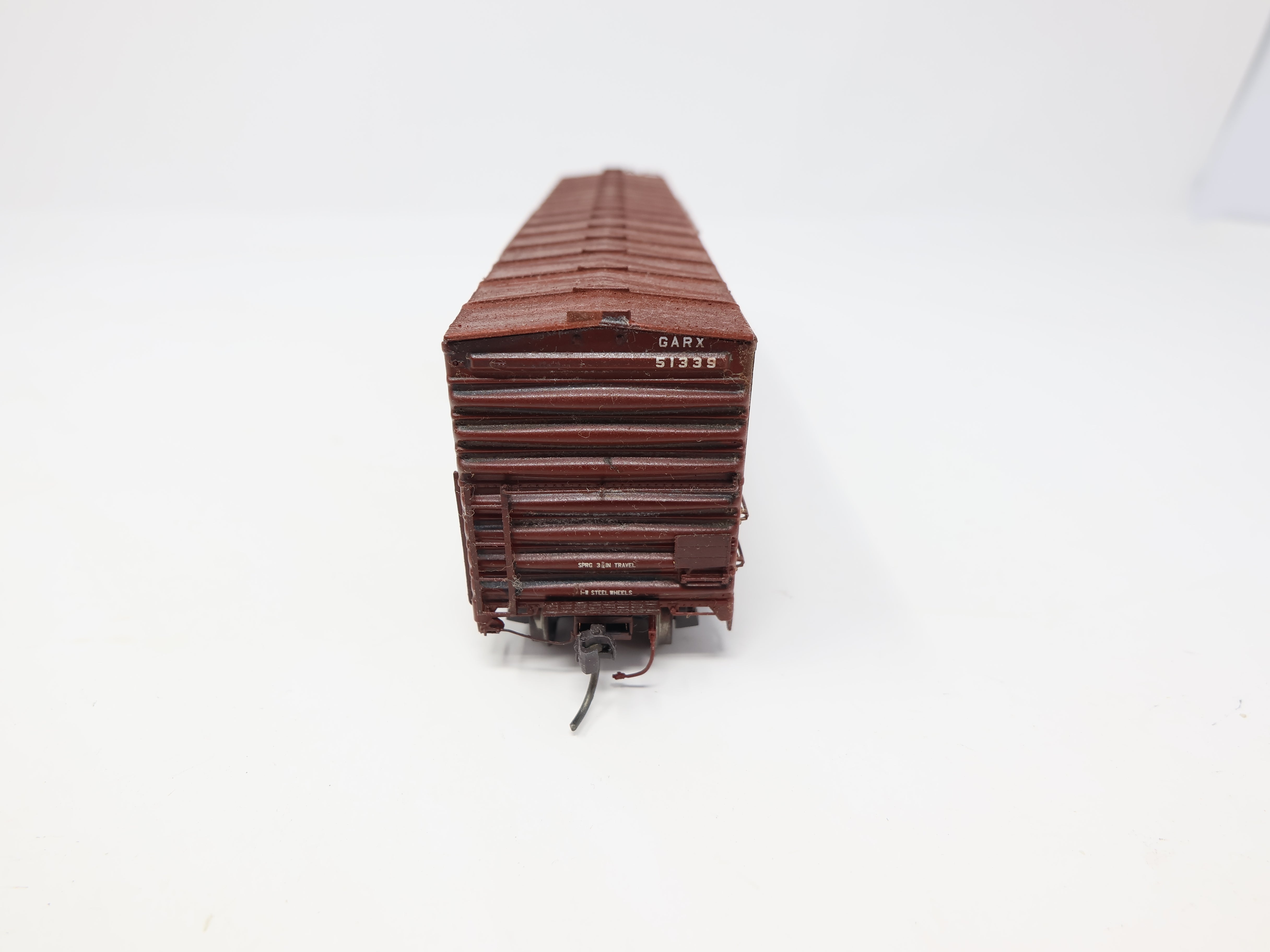 USED Branchline HO Scale, 50' Plug Door Box Car, Southern Pacific GARX #51339, Weathered